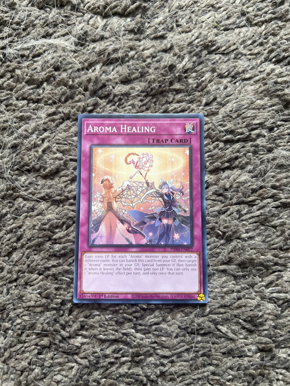 Hypebeast 2020 Konami Yu-Gi-Oh! Aroma Healing Card Size ONE SIZE - 1 Thumbnail