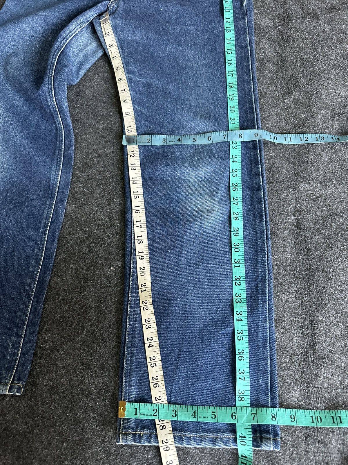 Lee Lee Vintage Blue Washed Japan Denim D122 Size US 32 / EU 48 - 7 Thumbnail