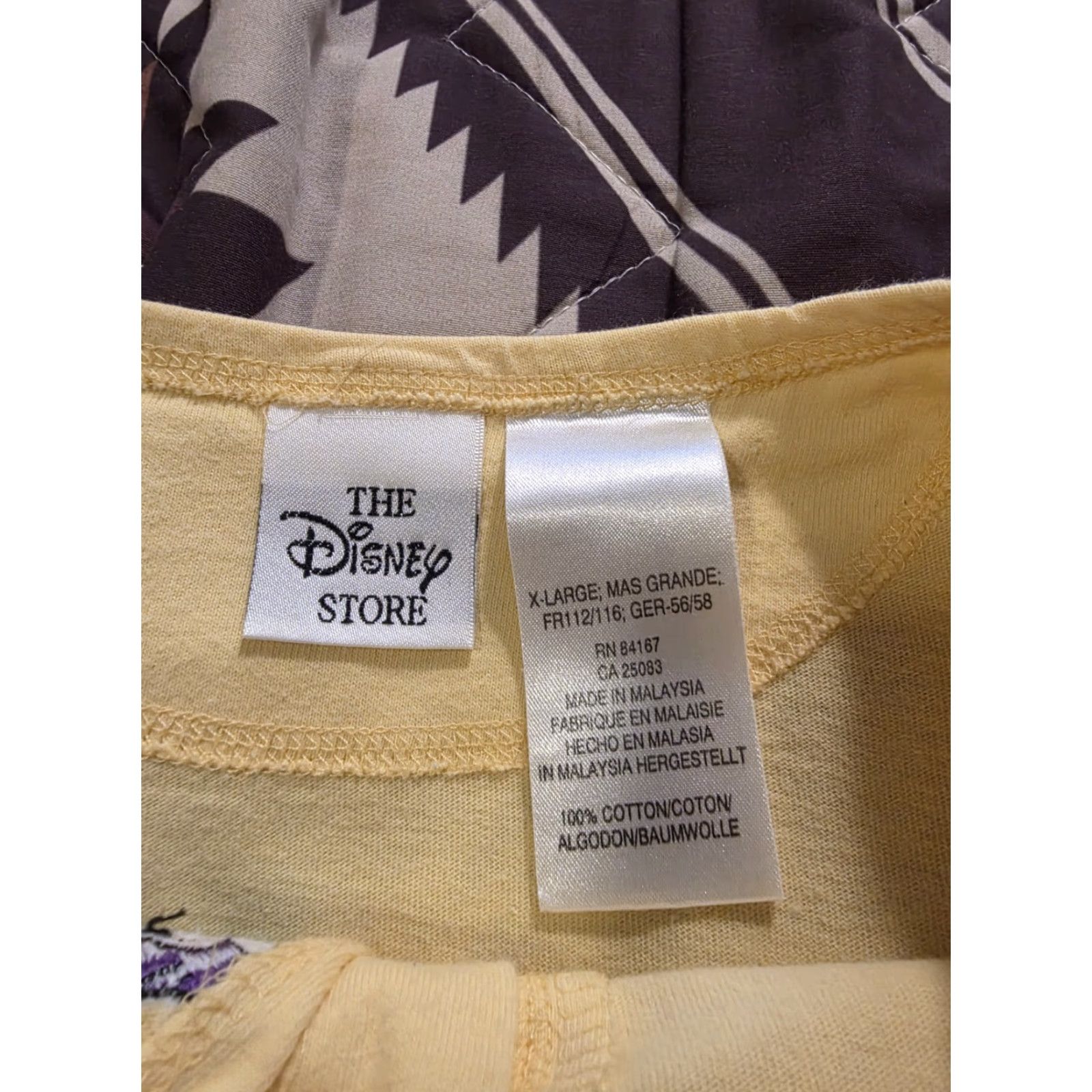 Disney VINTAGE Disney Seven Dwarfs Embroidered Henley T-Shirt Yellow Women's XL Regular Dress? Size XL / US 12-14 / IT 48-50 - 4 Thumbnail