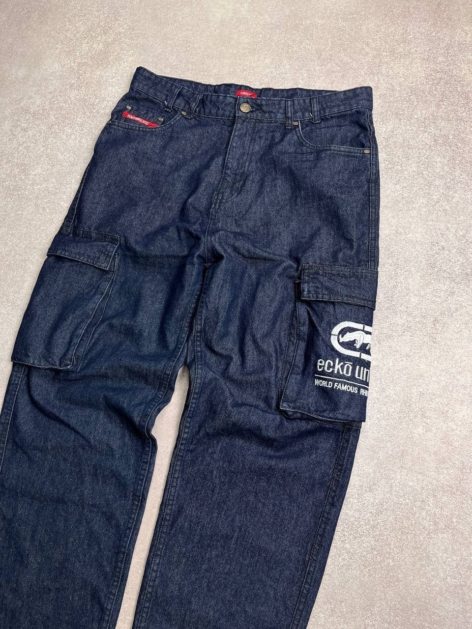 Ecko Unltd. Vintage Ecko Unltd Embroidery Baggy Jeans 30x32 Size US 30 / EU 46 - 5 Thumbnail
