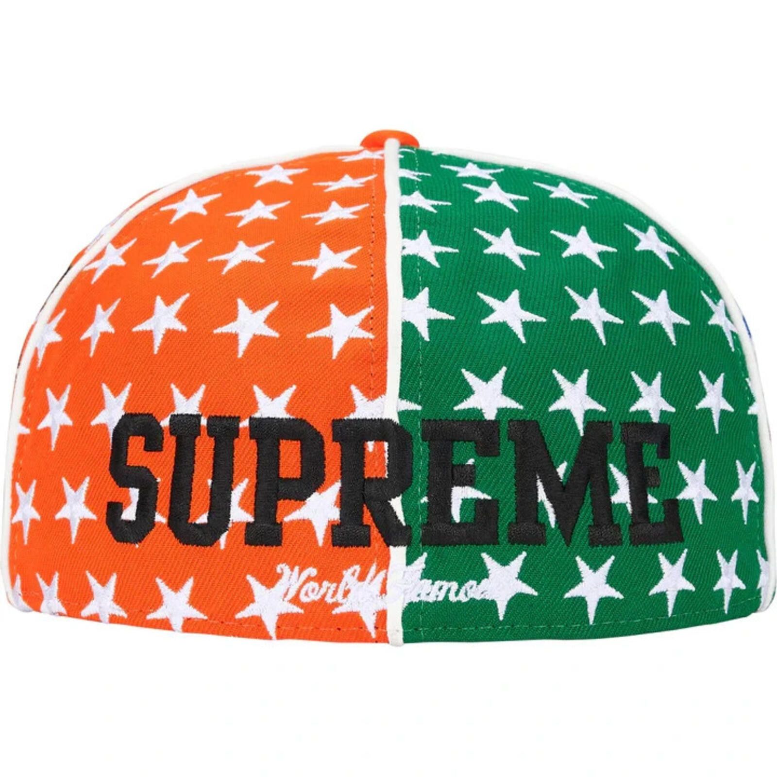 New Era Supreme Mitchell & Ness Teams New Era 59Fifty Fitted Hat Size ONE SIZE - 5 Thumbnail