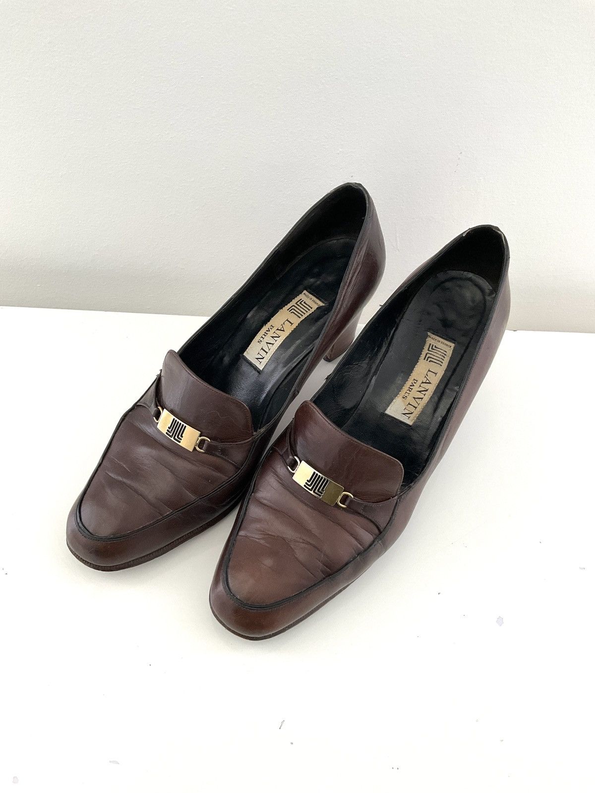 Lanvin Vintage Heeled loafers Lanvin Size US 6 / IT 36 - 1 Thumbnail