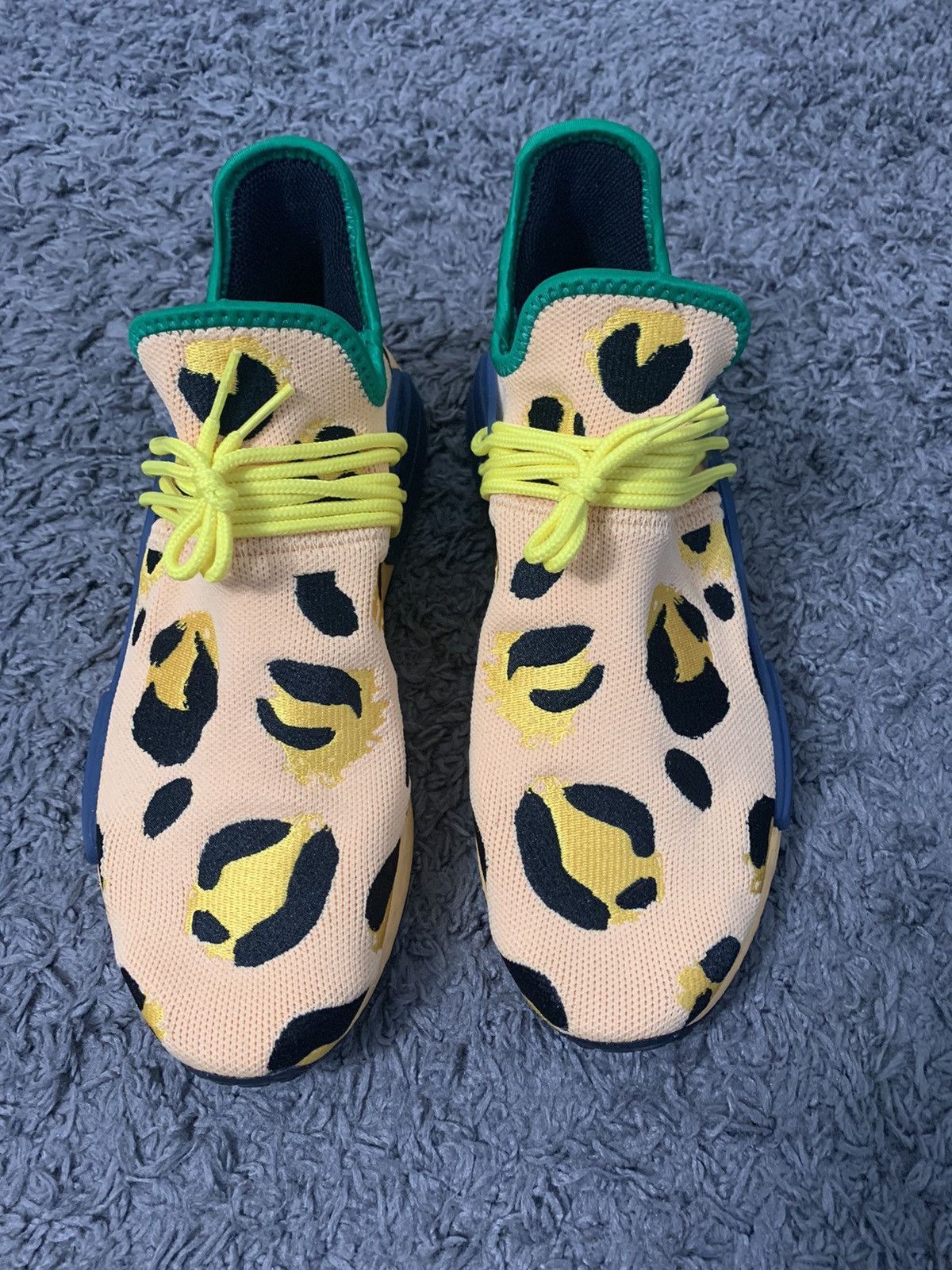 Adidas × Pharrell Pharrell x NMD Human Race 'Animal Print - Pulse Amber' Size US 9.5 / EU 42-43 - 2 Thumbnail