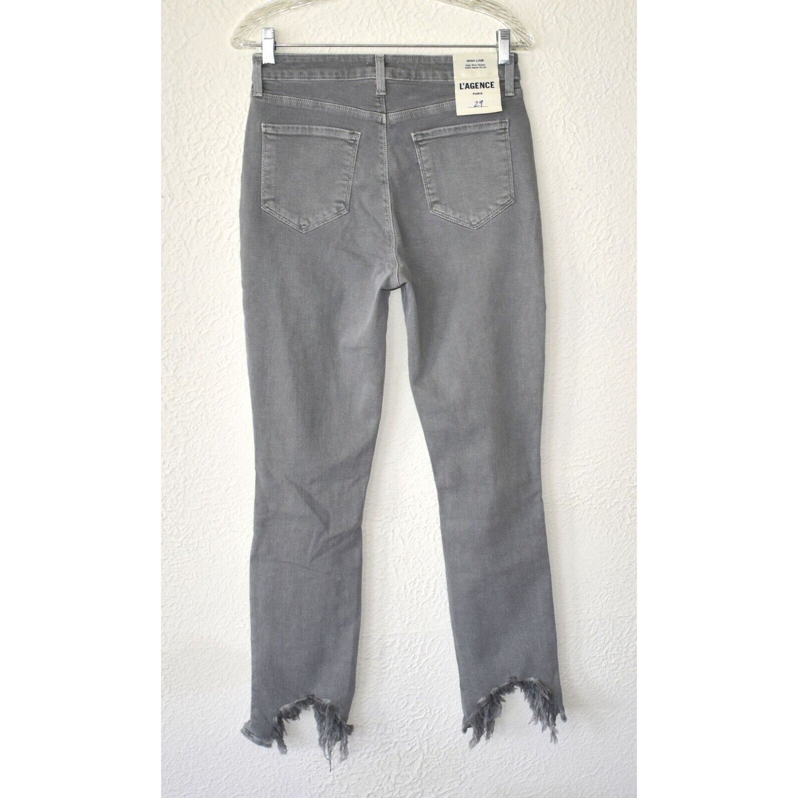 L'AGENCE B0 NEW L'AGENCE Gray High Rise Skinny Jeans Size 29 Size 29" - 3 Thumbnail
