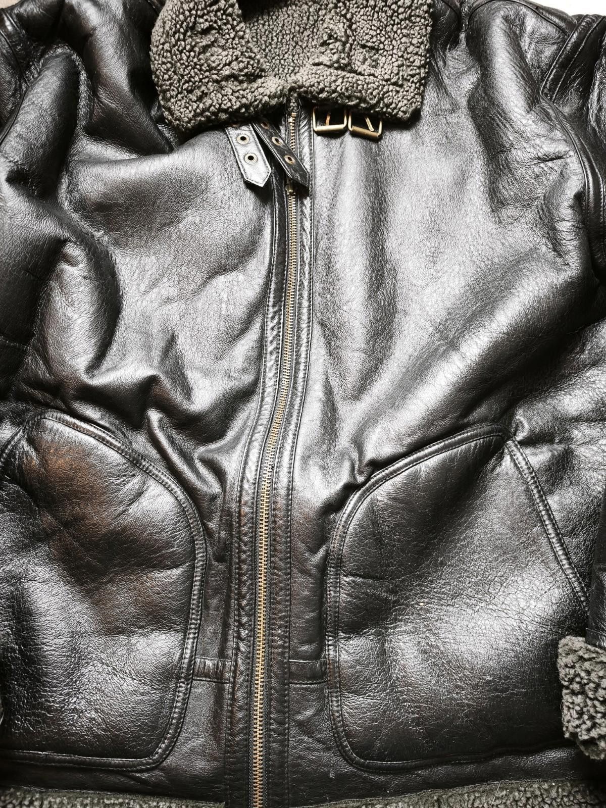 Wilson Leather Bomber Aviator Jacket Sherpa Men Fits XL B3 Wilson's Size US XL / EU 56 / 4 - 2 Thumbnail