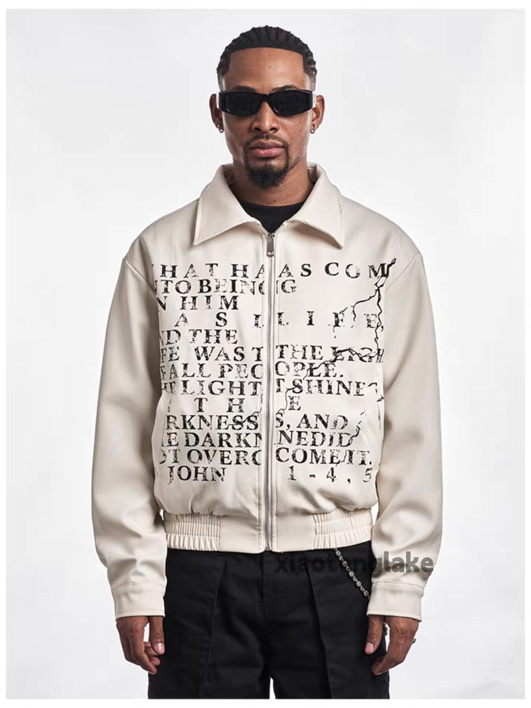 Designer Zipper utility punk yuppie grunge Festival bomber jacket Size US M / EU 48-50 / 2 - 5 Thumbnail