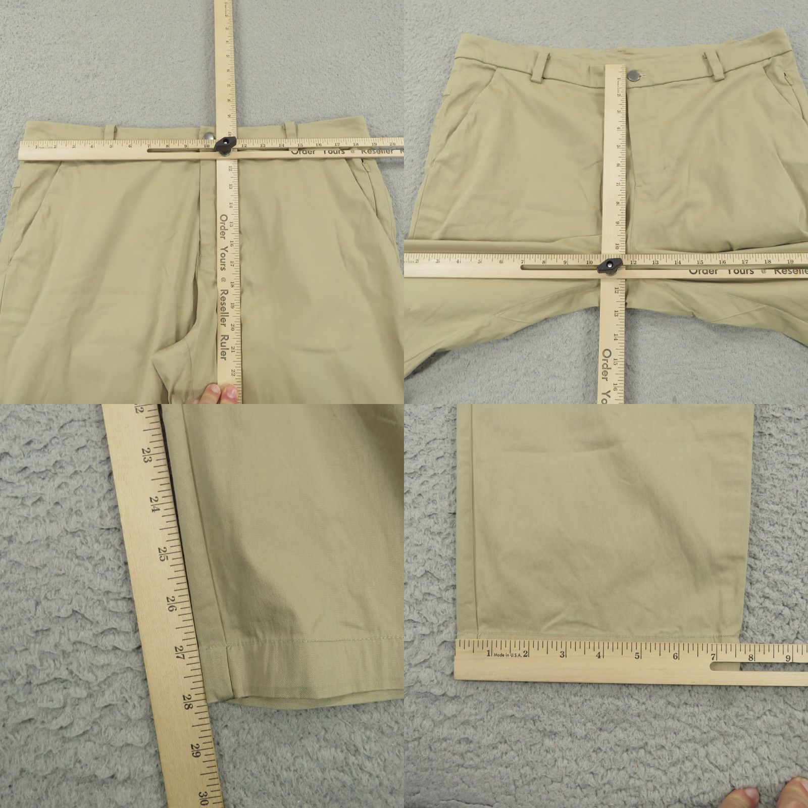 Lululemon Lululemon Mens Pant 36x28 Commission Tofino Sand Khaki Commute Golf Travel Light Shirt? Size US 36 / EU 52 - 9 Thumbnail