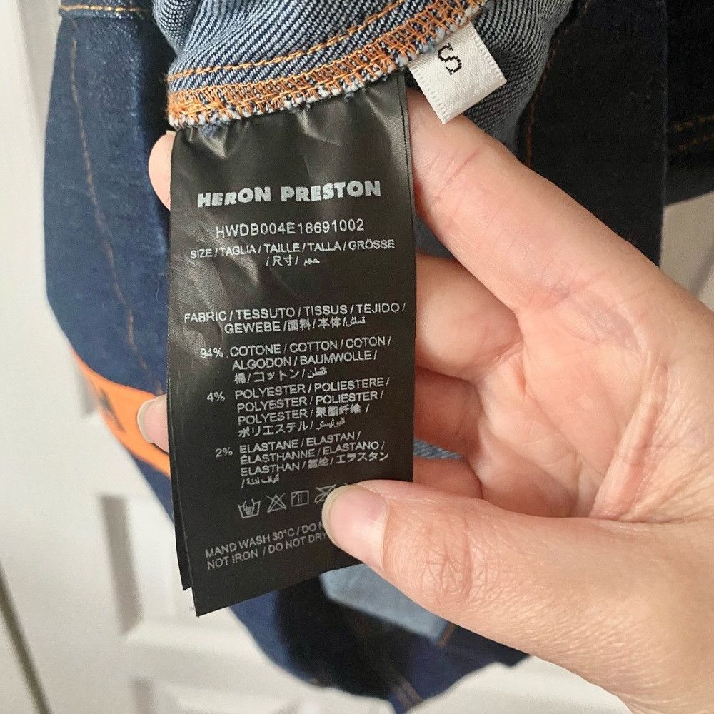 Heron Preston Heron preston denim short dress | Grailed