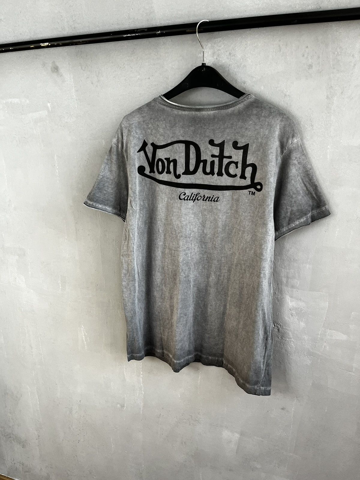 Von Dutch Von Dutch Big Logo Raglan Tshirt Size US XL / EU 56 / 4 - 5 Thumbnail