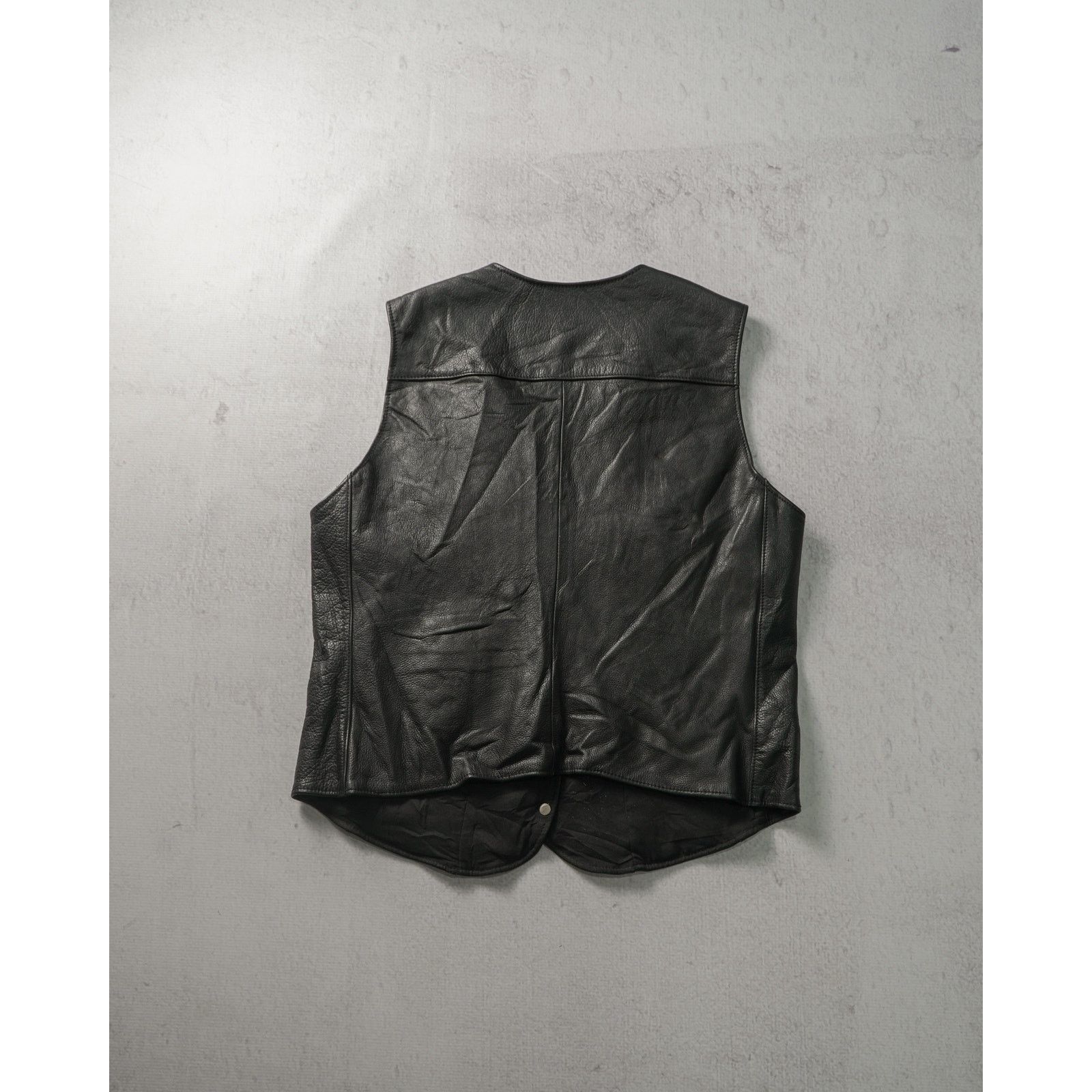 Harley Davidson Vintage 90s Harley Davidson Leather Vest - Women's Large Size L / US 10 / IT 46 - 2 Thumbnail