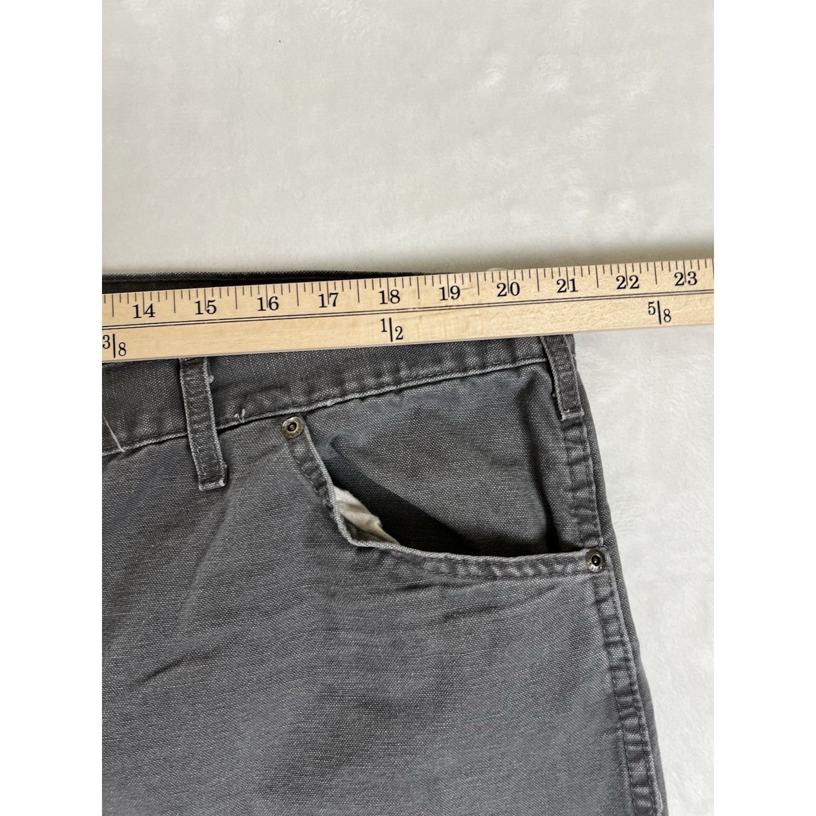 Dickies Dickies Men's Relaxed Fit Heavyweight Duck Carpenter Pants S Size US 42 / EU 58 - 4 Thumbnail