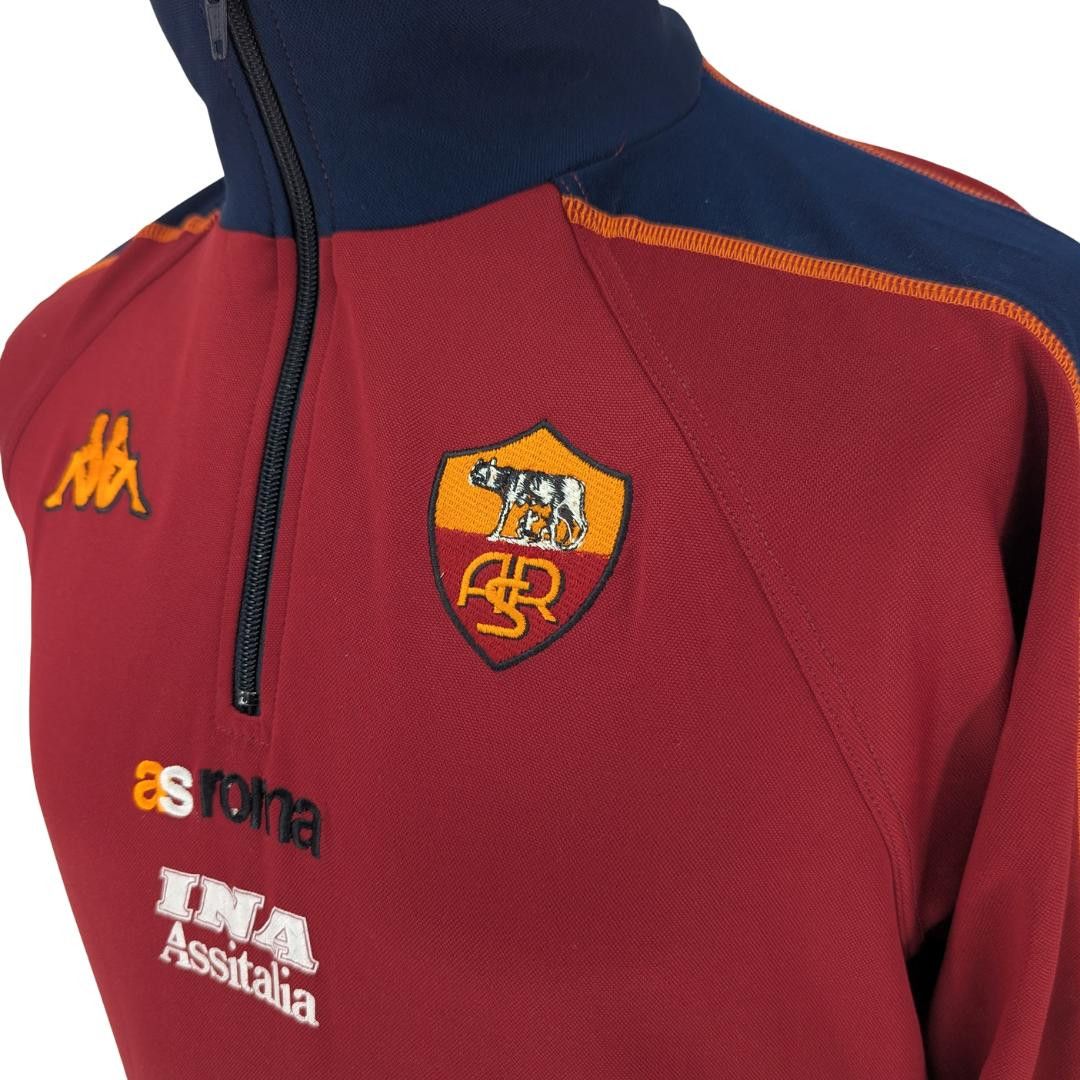 Kappa Roma training football sweatshirt 2000/01 - (XS) Size US XS / EU 42 / 0 - 3 Thumbnail