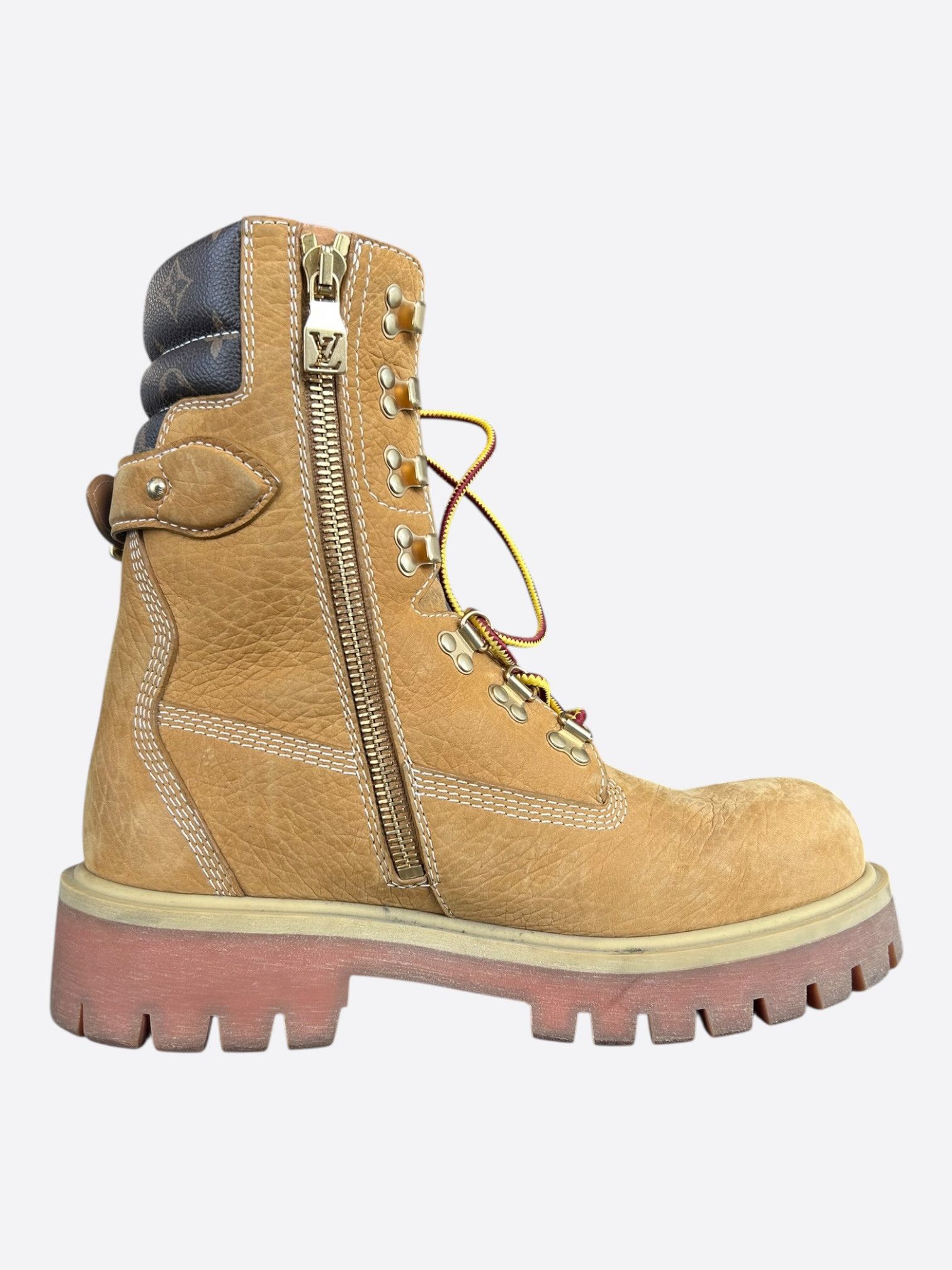 Louis Vuitton Louis Vuitton Timberland Wheat & Brown Monogram Ranger Boots Size US 9 / EU 42 - 5 Thumbnail