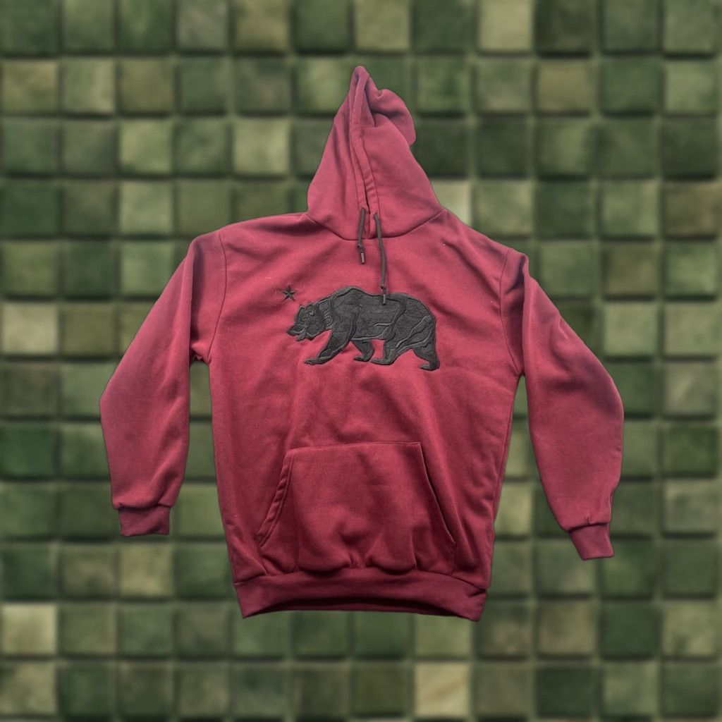 Vintage Original Deluxe Mens Hoodie XL Brown Embroidered 100% Polyester Fleece Pullover Casual Streetwear Hoodie Menswear Christmas2023? Size US XL / EU 56 / 4 - 1 Thumbnail