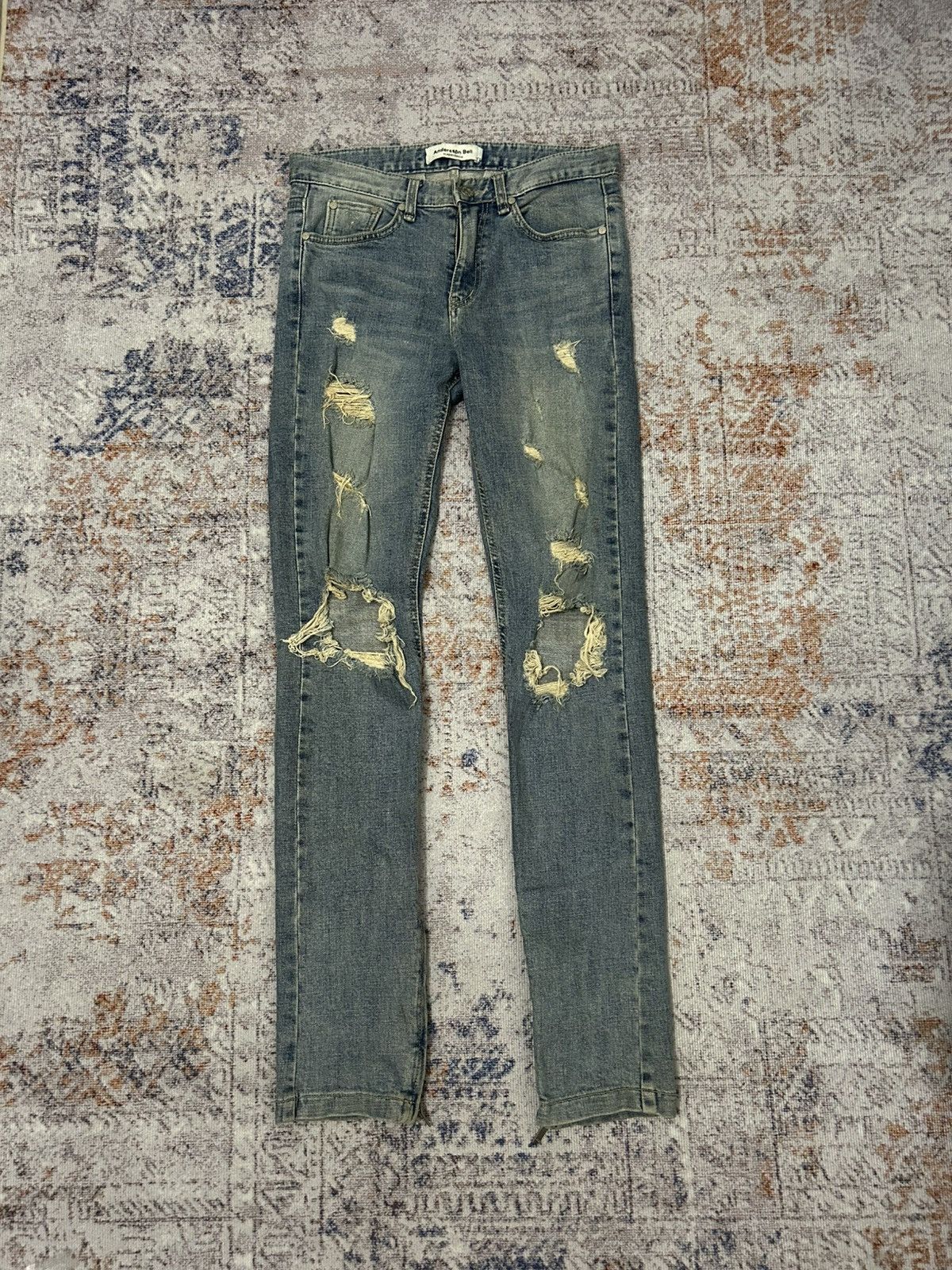 Andersson Bell Anderson Bell Scandinavia Distressed Buttom zipper Jeans Size US 29 - 3 Thumbnail