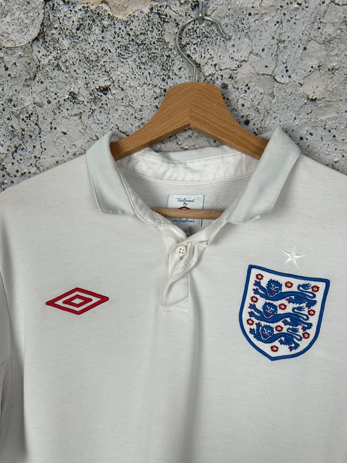 Umbro Vintage England Umbro Soccer Jersey Football World Cup Size US L / EU 52-54 / 3 - 3 Thumbnail