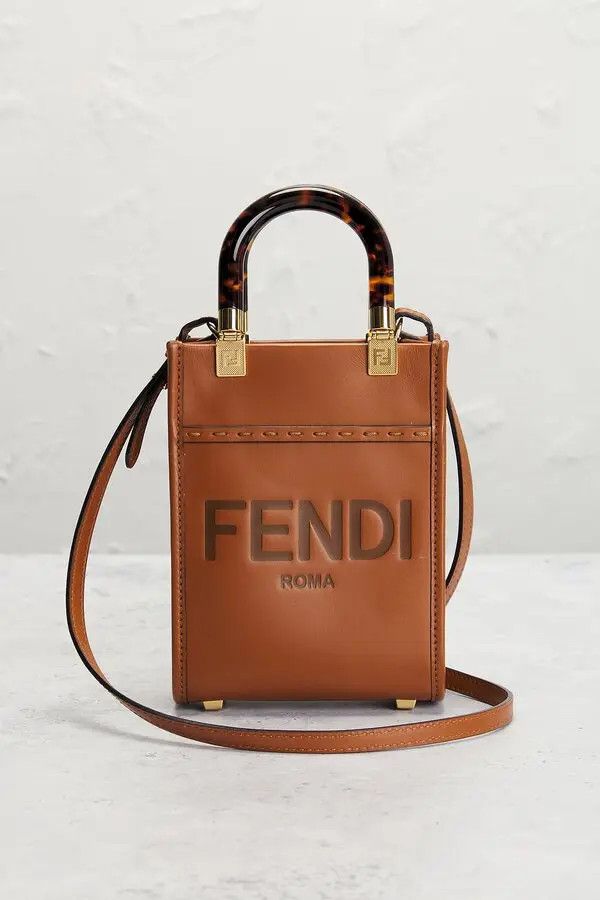 Fendi o1s1wg111125 Size: OS/ Mini Sunshine Shopper in Brown Size ONE SIZE - 2 Thumbnail