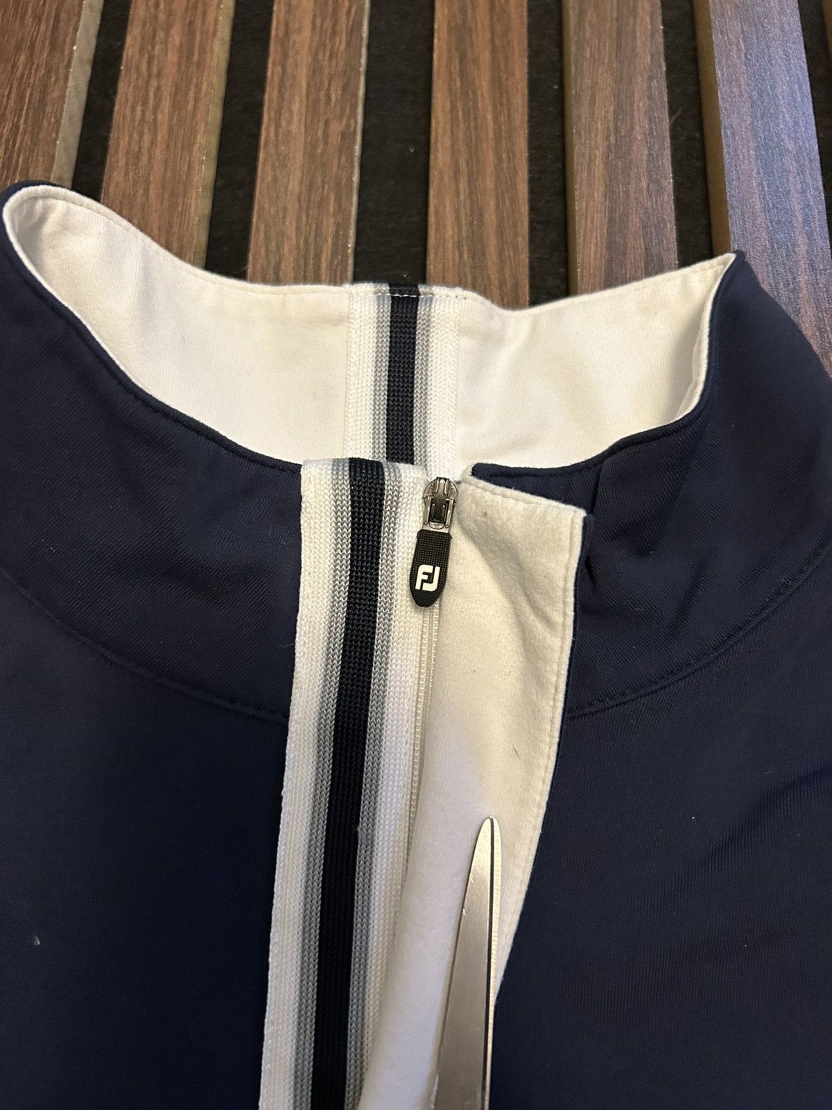 Footjoy Blue Footjoy Golf Quarterzip Size US L / EU 52-54 / 3 - 3 Thumbnail