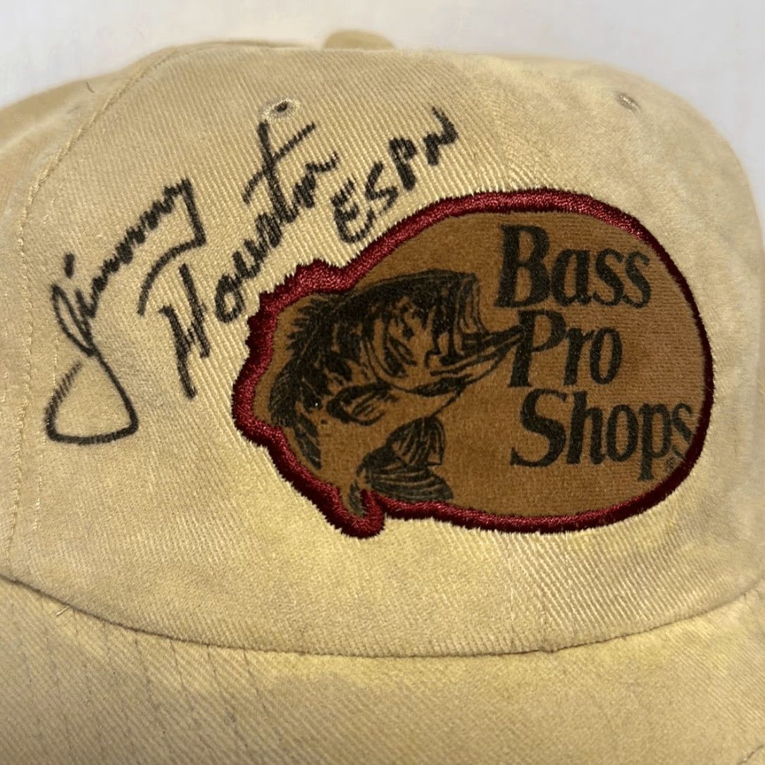 Bass Pro Shops Bass Pro Shops Adjustable Snapback Hat Signed By Jimmy Houston Baseball Cap Men One Size Multicolor 100% Cotton Size ONE SIZE - 2 Thumbnail