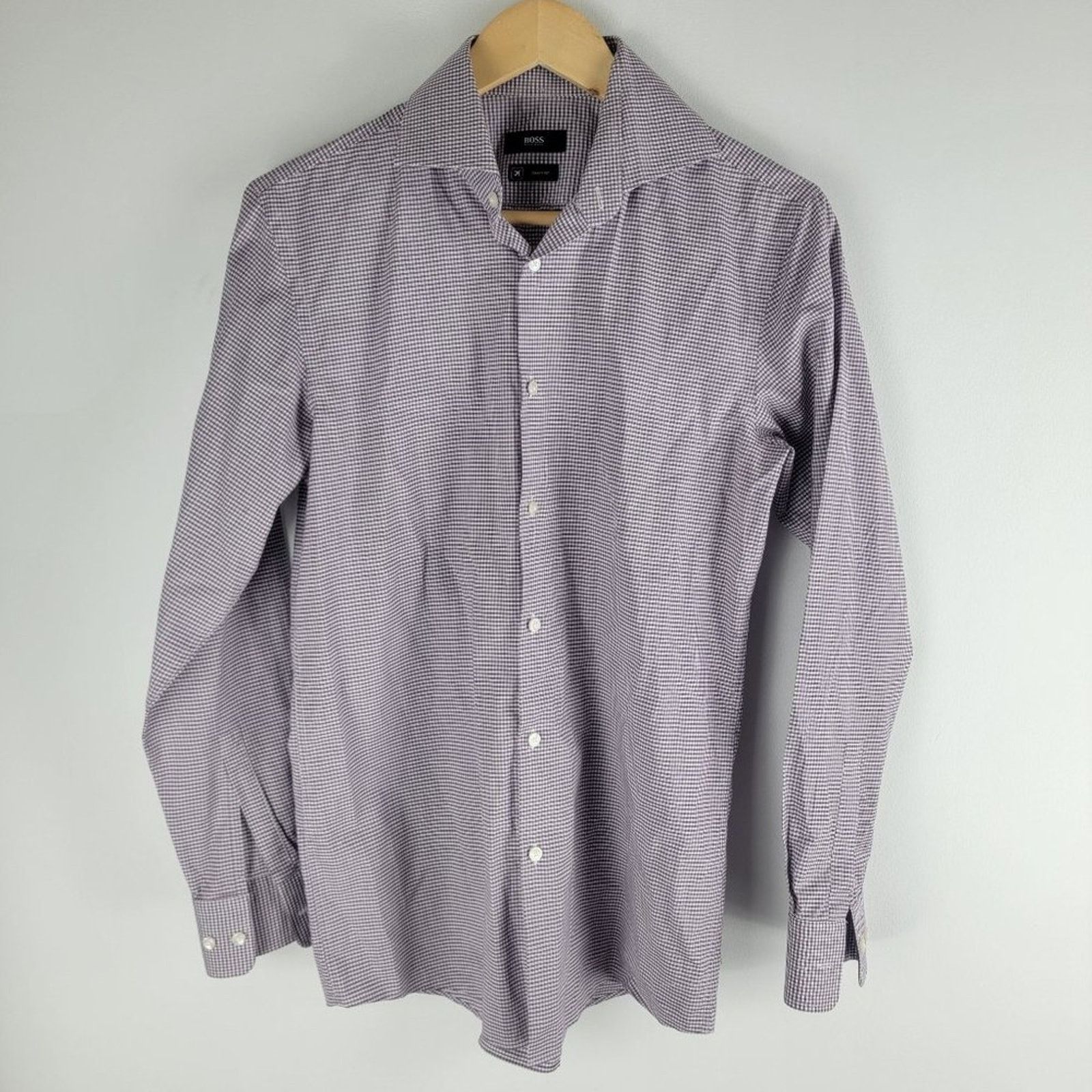 Hugo Boss Hugo Boss sharp fit long sleeve button down shirt size 15 Size US S / EU 44-46 / 1 - 1 Thumbnail