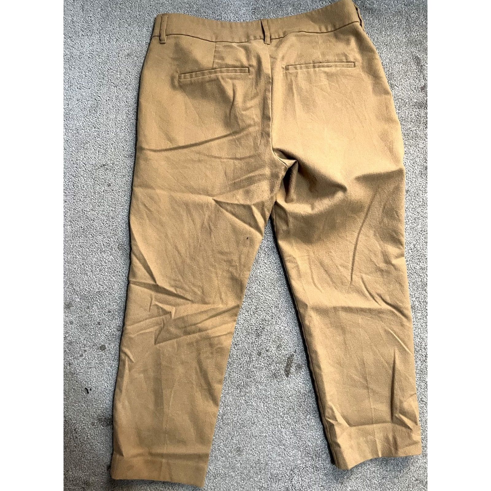Old Navy Old Navy Harper Dress Pants Womens 10 Brown Mid Rise Straight Stretch Career Dress Pants Women Brown 10 Regular Straight Size 32" / US 10 / IT 46 - 4 Thumbnail