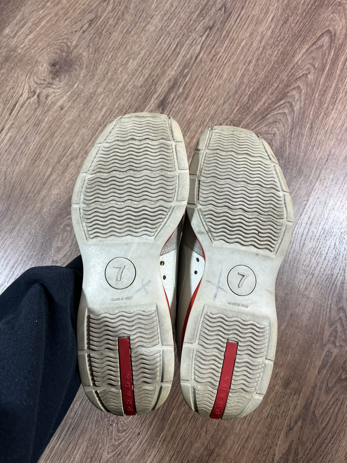 Prada Vintage Prada Sneakers Size US 7 / IT 37 - 16 Thumbnail