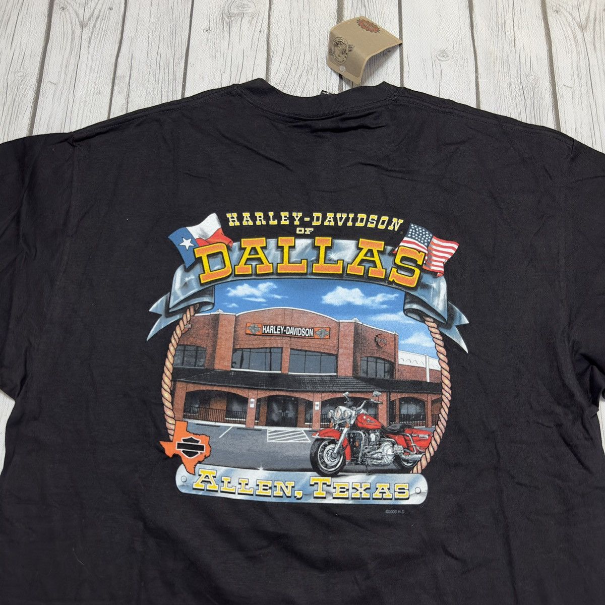 Harley Davidson × Vintage Vintage Harley Davidson tee Size US XL / EU 56 / 4 - 3 Thumbnail