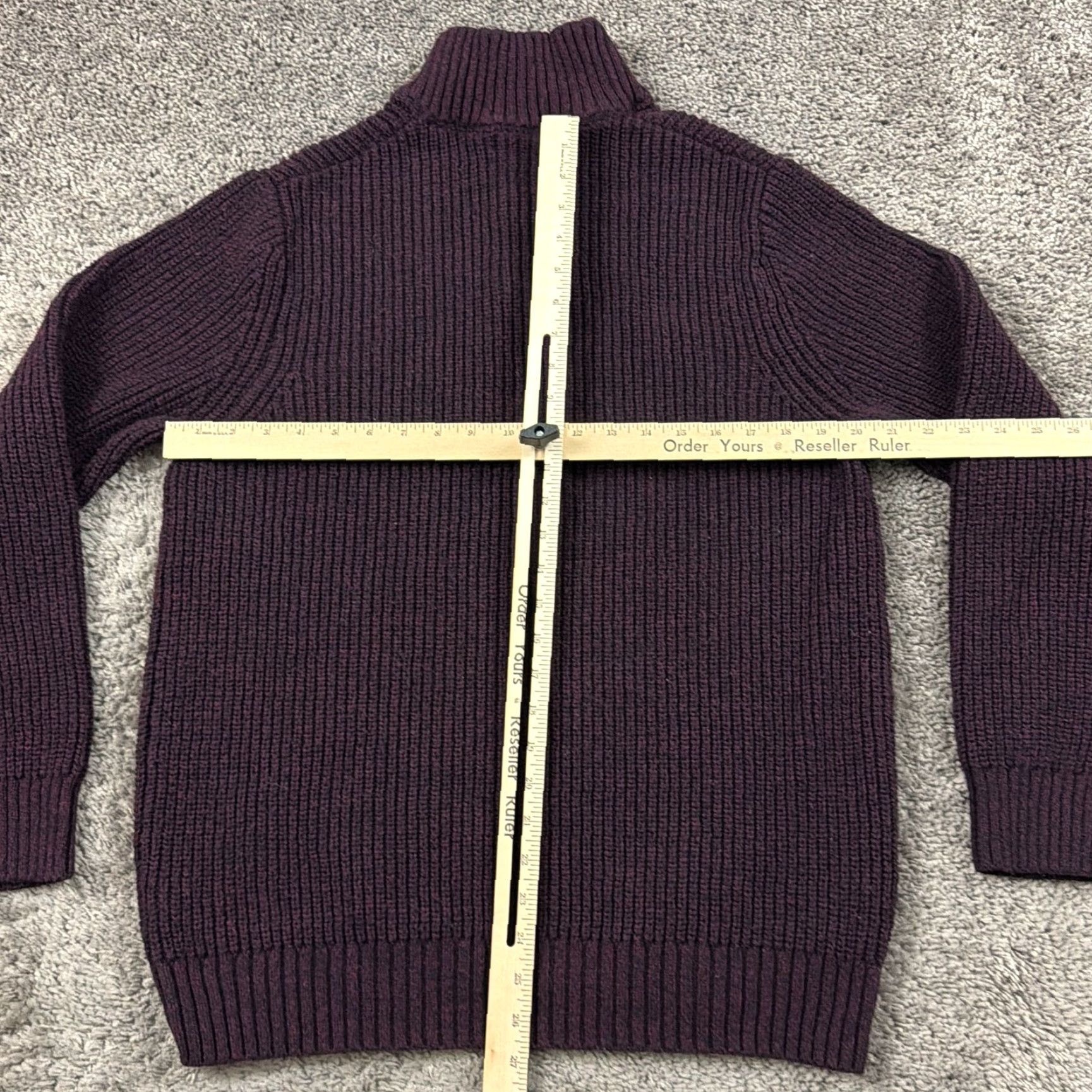 Banana Republic Banana Republic Mens XL Purple Wool Blend Knit Pullover Sweater Casual Classic Size US XL / EU 56 / 4 - 4 Thumbnail