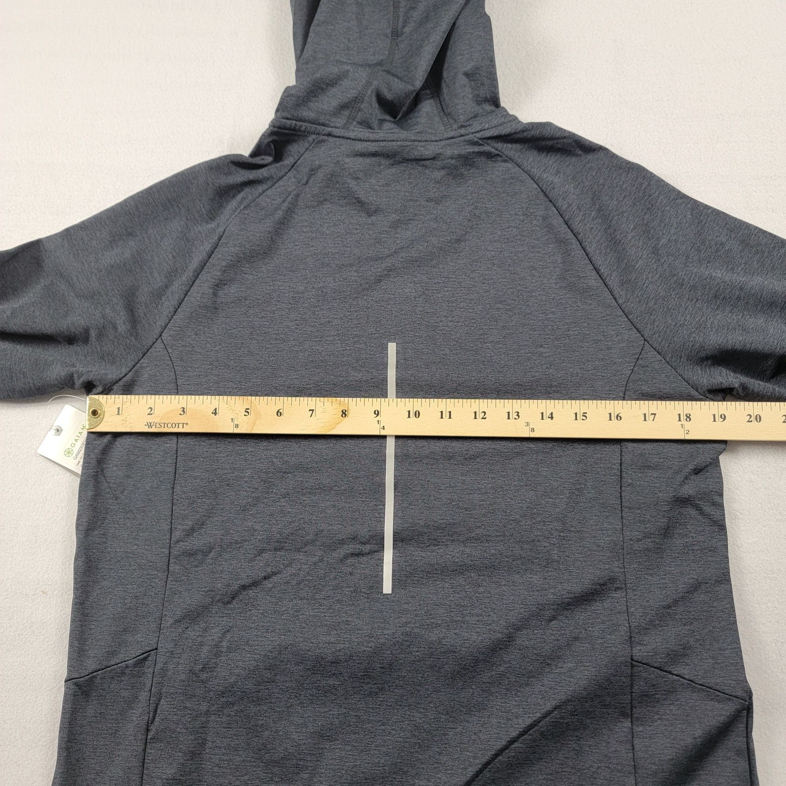 Cult Gaia Gaiam Mens 1/4 Zip Slim Fit Hoodie Heather Gray Sz S (580) Size US S / EU 44-46 / 1 - 6 Thumbnail
