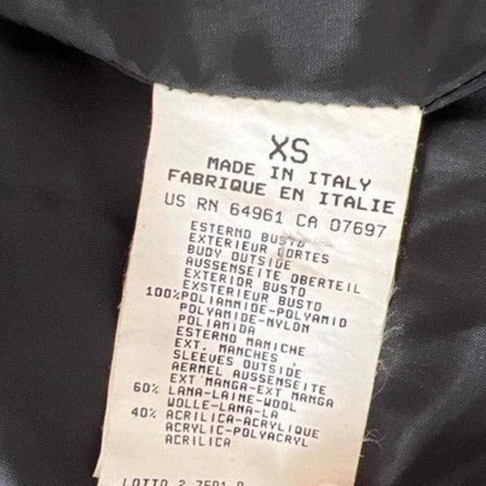 Sisley SISLEY Black Lined Jacket Made in Italy, XS Size XS / US 0-2 / IT 36-38 - 11 Thumbnail
