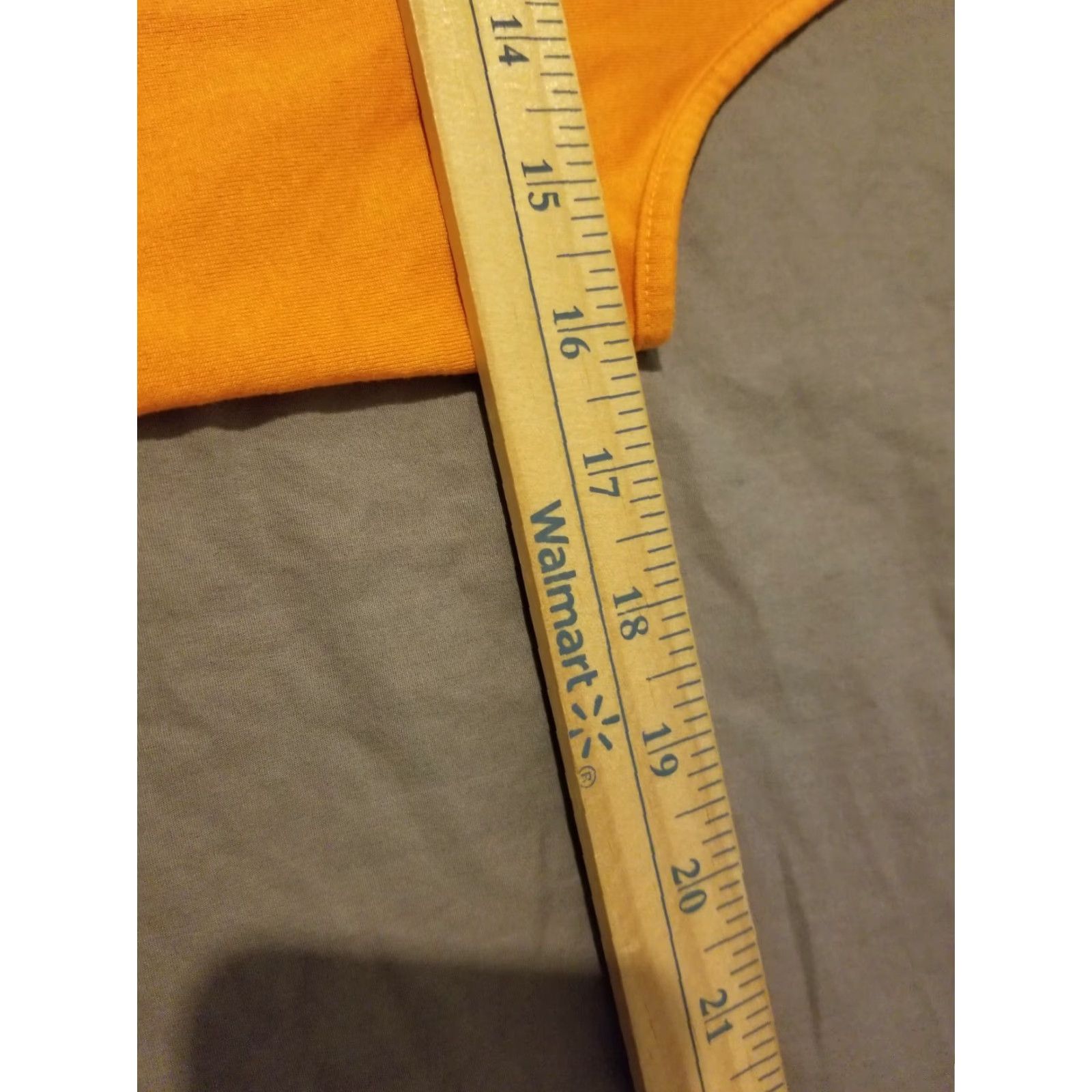 Nike Womens Nike Tank Shirt M Medium Orange Athletic Gym Workout Size M / US 6-8 / IT 42-44 - 3 Thumbnail