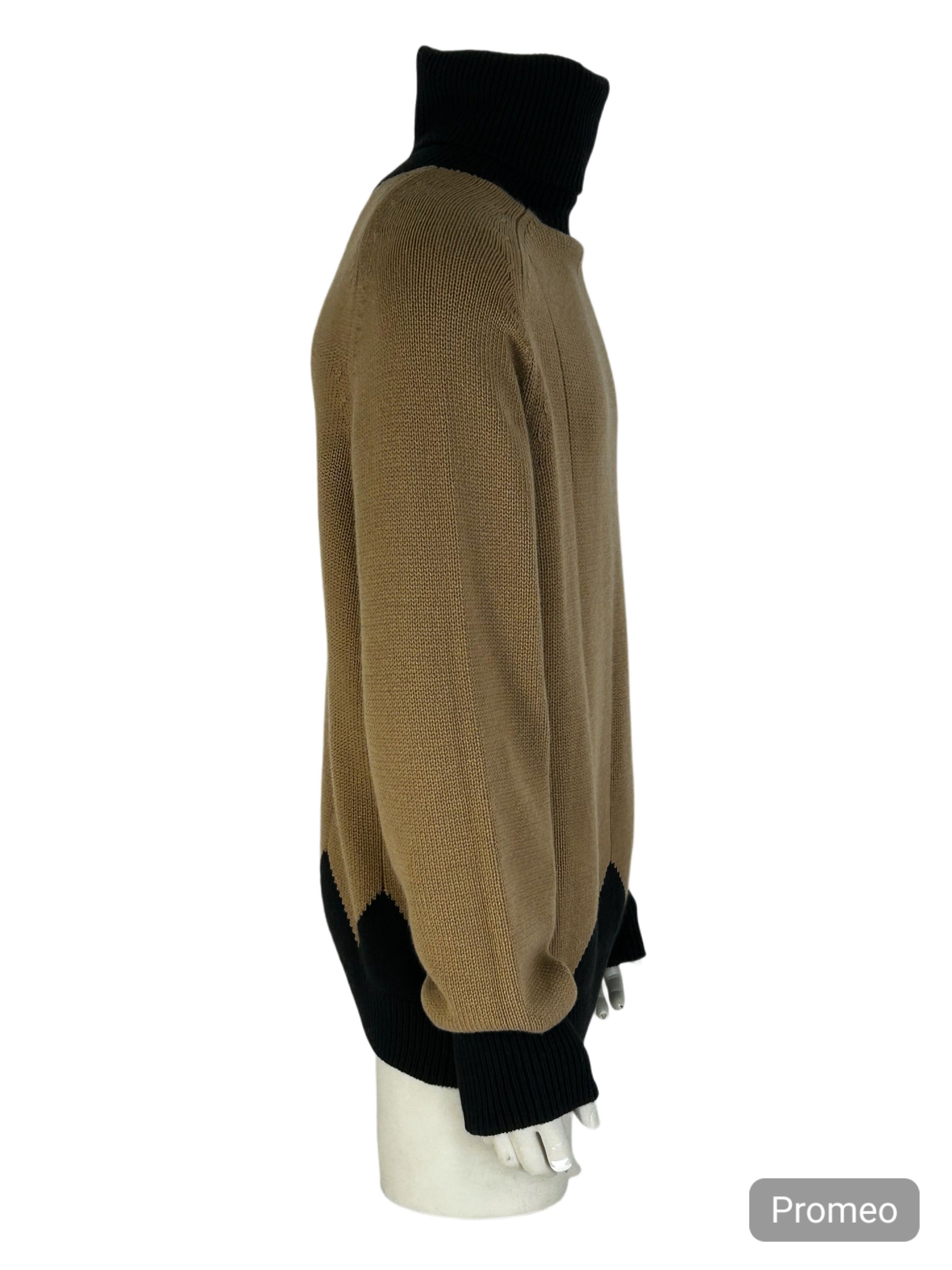 Fendi FENDI BI COLOUR ROLL NECK CASHMERE KITWEAR SIZE 58 Size US XXL / EU 58 / 5 - 2 Thumbnail