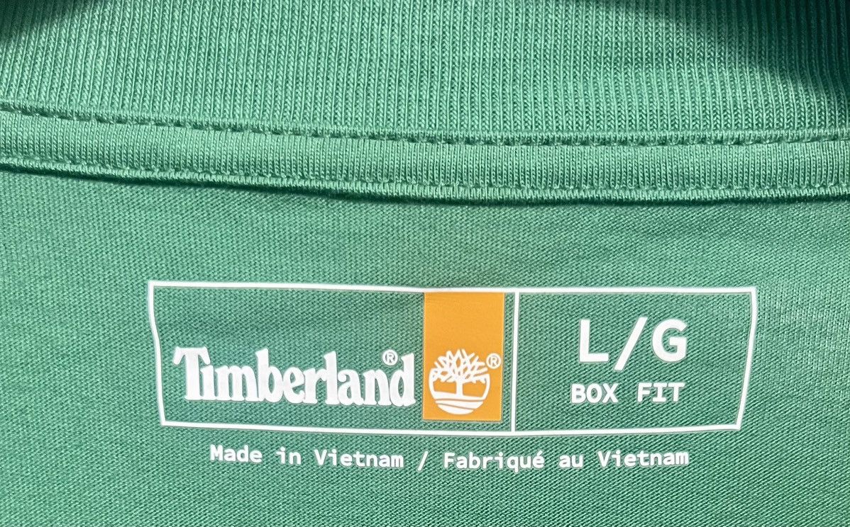 Timberland Authentic Timberland long sleeve green tee tshirt large box Size US L / EU 52-54 / 3 - 5 Thumbnail