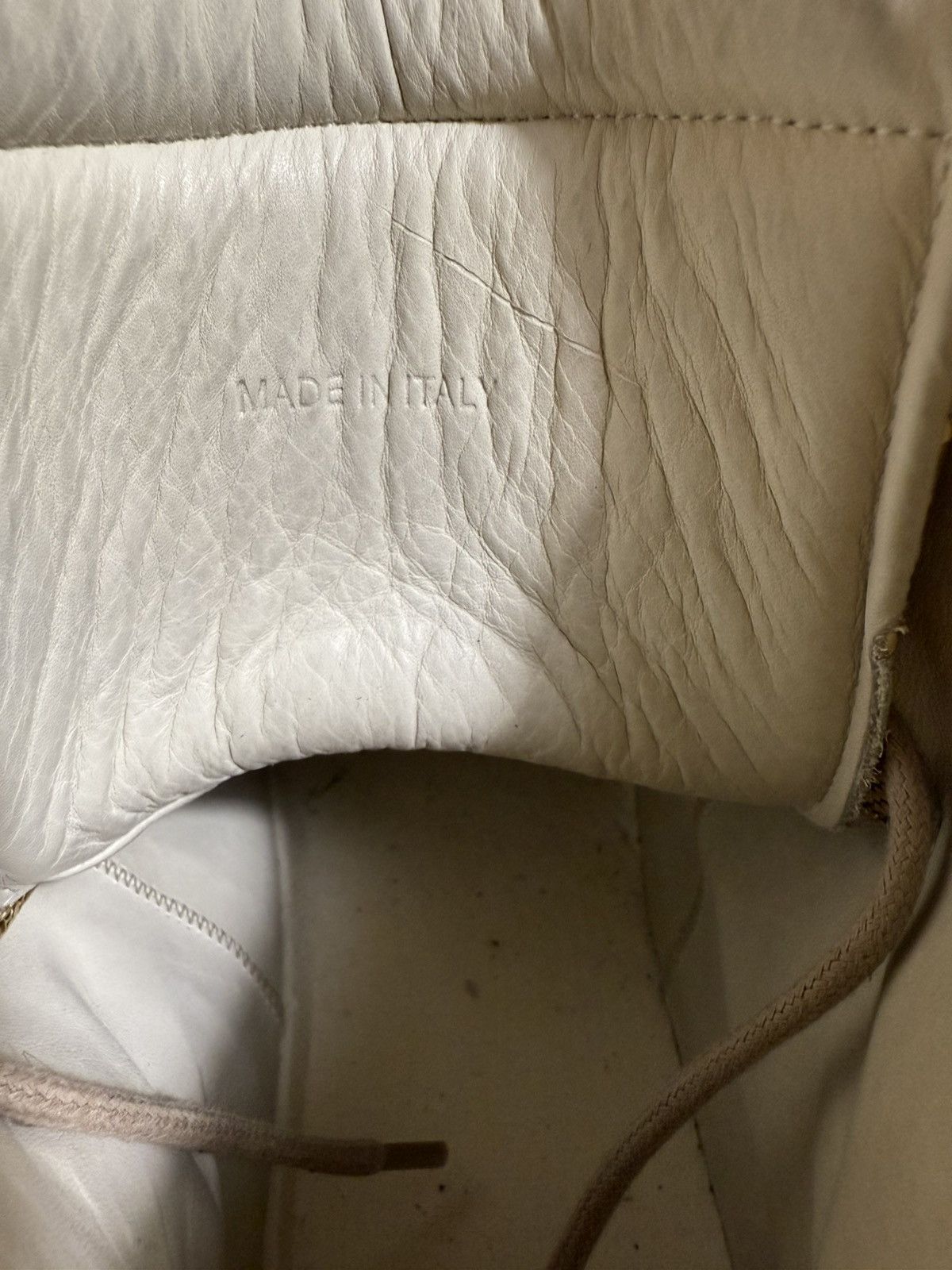 Maison Margiela Maison Margiela Future High Gold Leather Size US 12 / EU 45 - 11 Thumbnail