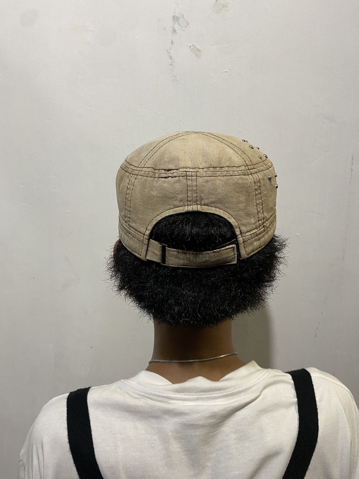 If Six Was Nine × Japanese Brand × Le Grande Bleu (L.G.B.) Unknown Y2K Studded Patrol Cap Size ONE SIZE - 11 Thumbnail