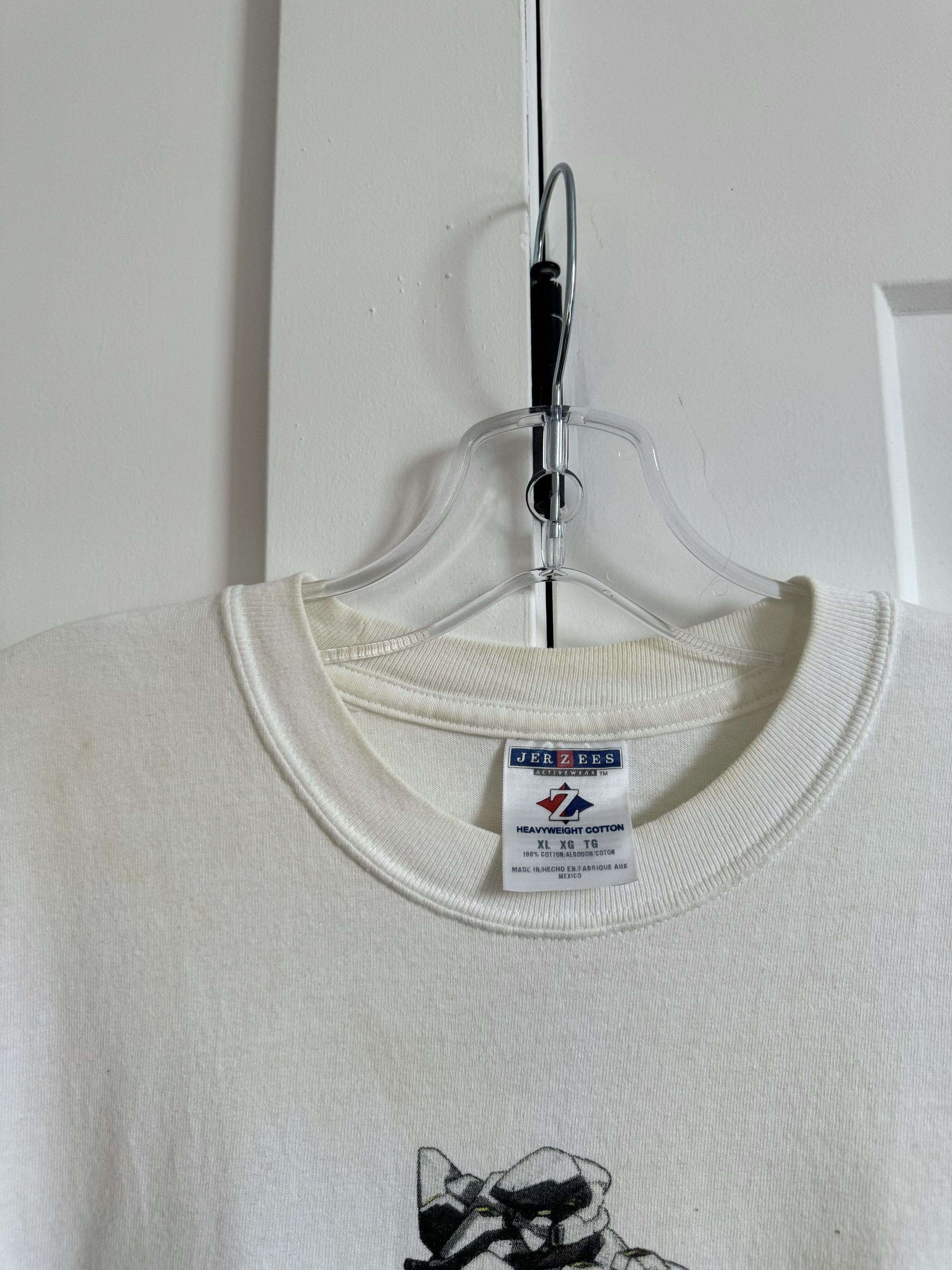 Jerzees Vintage Full Metal Panic! "Anime" Promo White T-shirt 2002 Size US XL / EU 56 / 4 - 3 Thumbnail