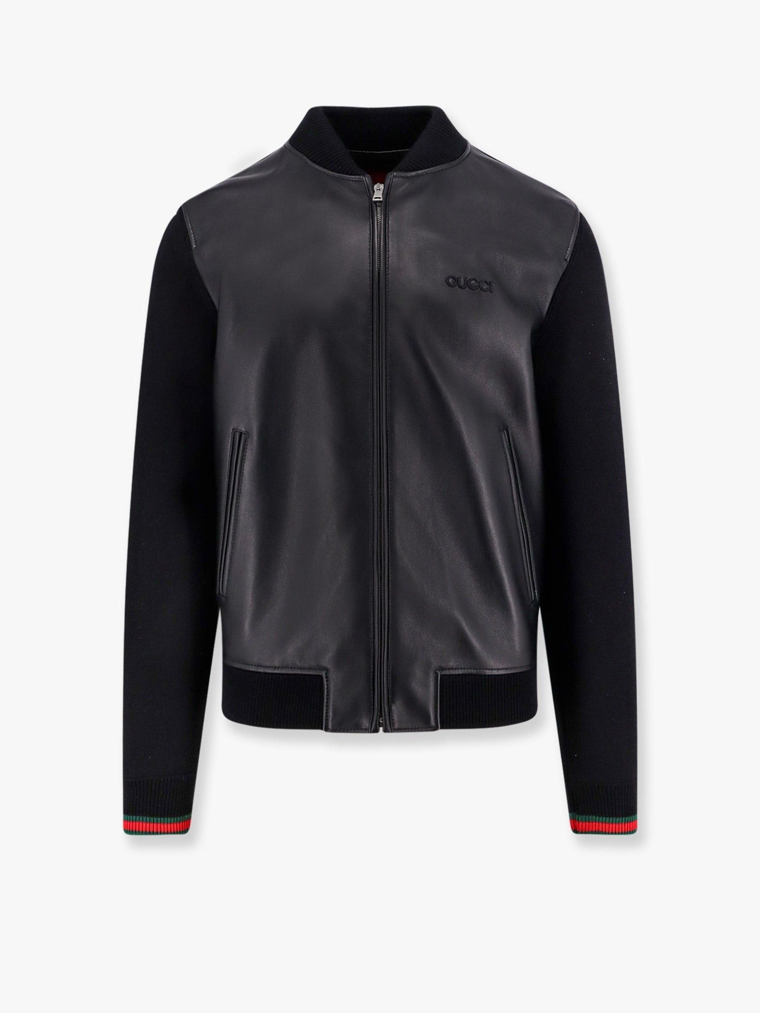Gucci Leather And Wool Jacket Size US XXL / EU 58 / 5 - 1 Thumbnail