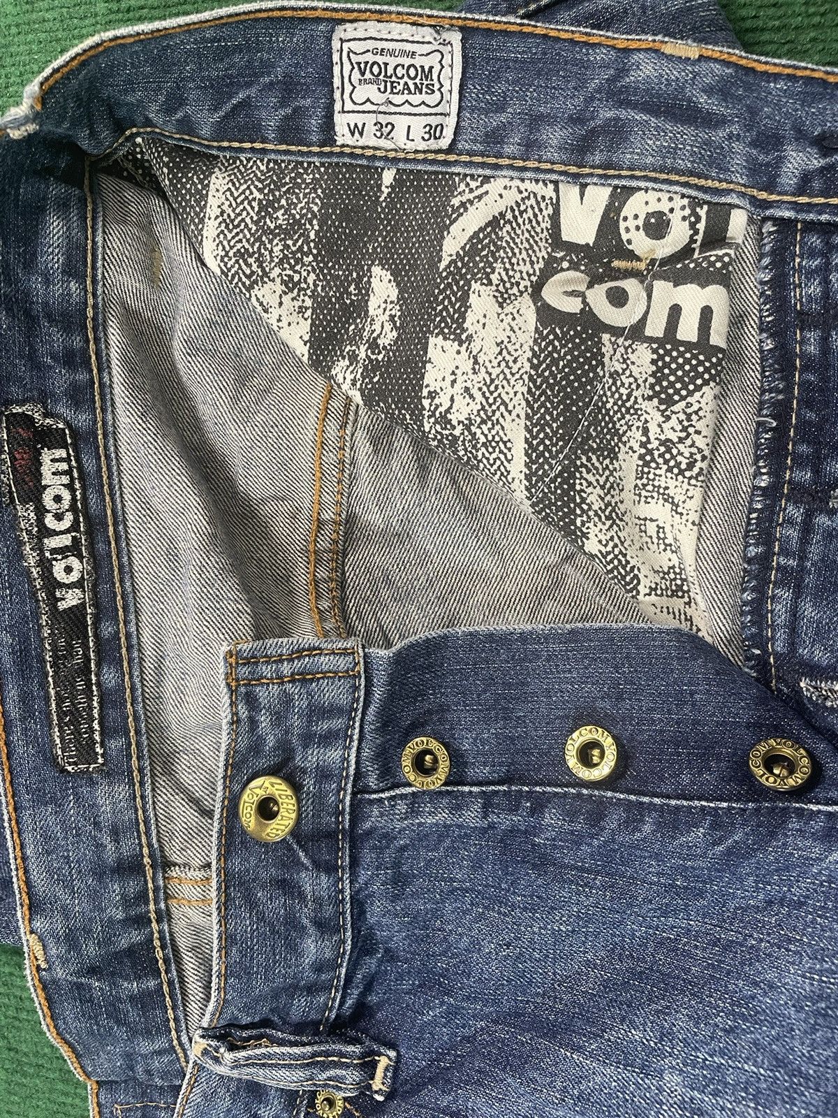 Vintage × Volcom Vintage Volcom Stone Bordwear Jeans Size US 34 / EU 50 - 7 Thumbnail