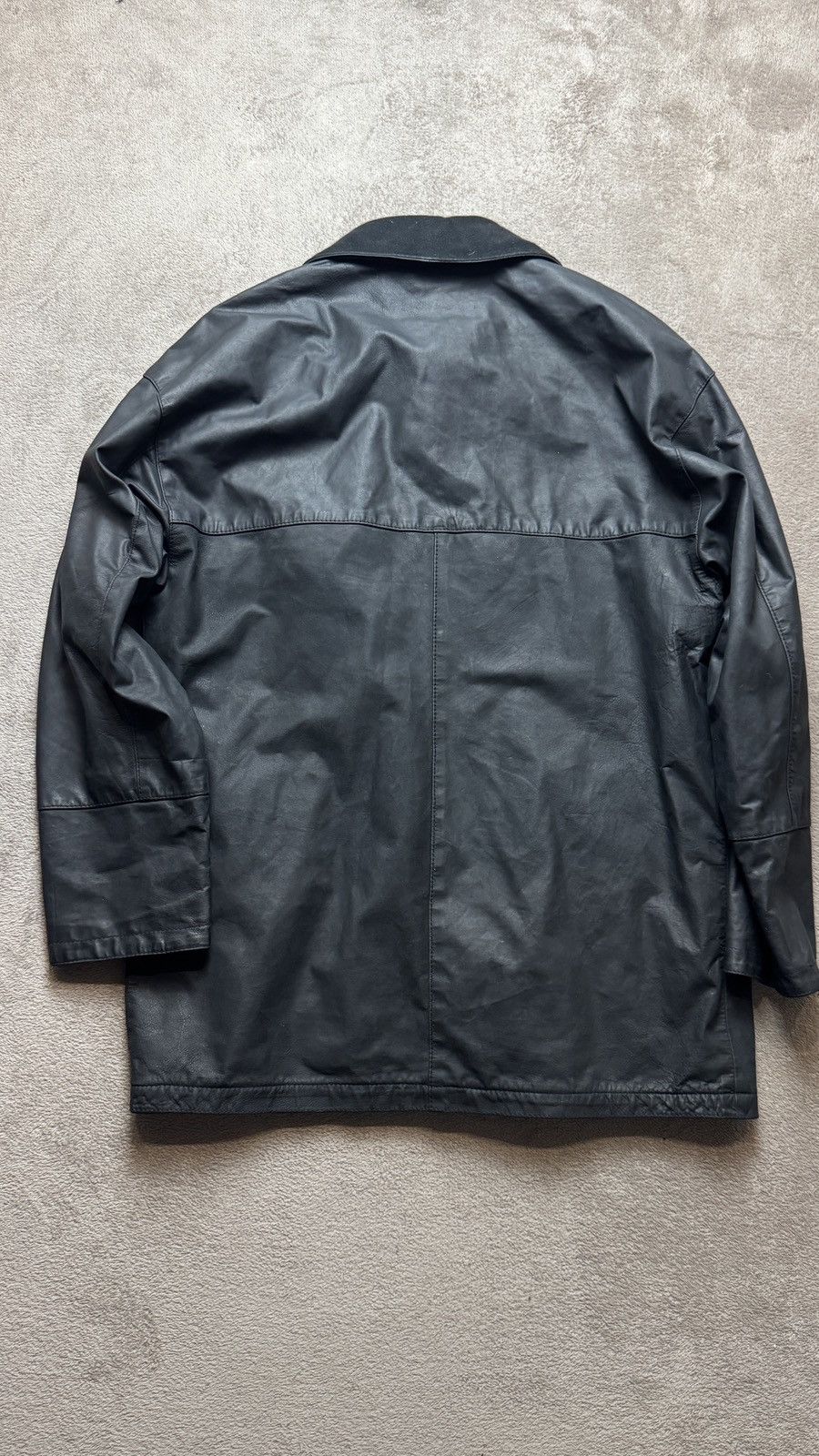 Vintage Boldly British Hunting Fishing Farm Leather Jacket barbour Size US S / EU 44-46 / 1 - 7 Thumbnail
