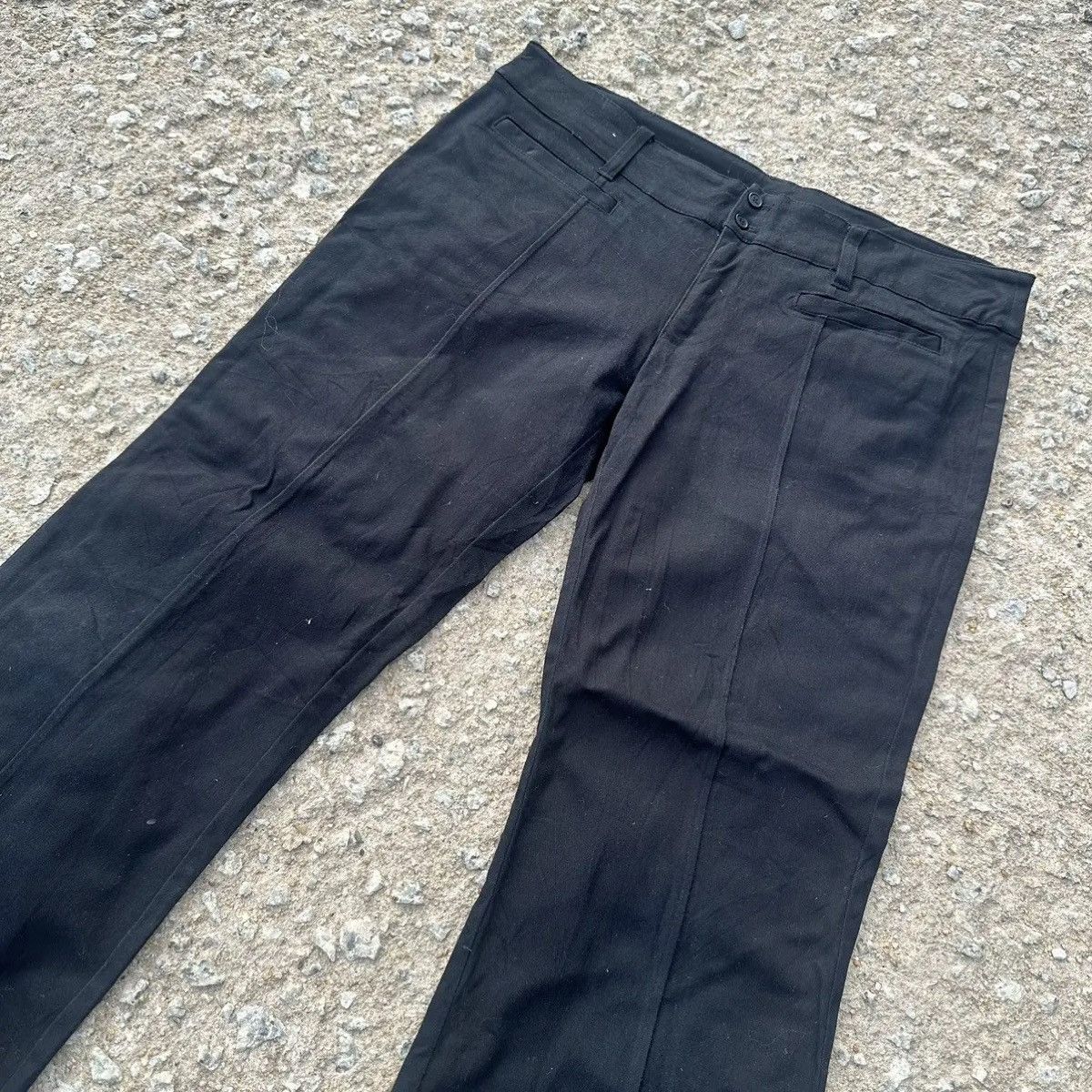 Japanese Brand PLANT BLEND Wide Legs Trousers Flare/Bootcut Blank Pants Size 33" - 5 Thumbnail