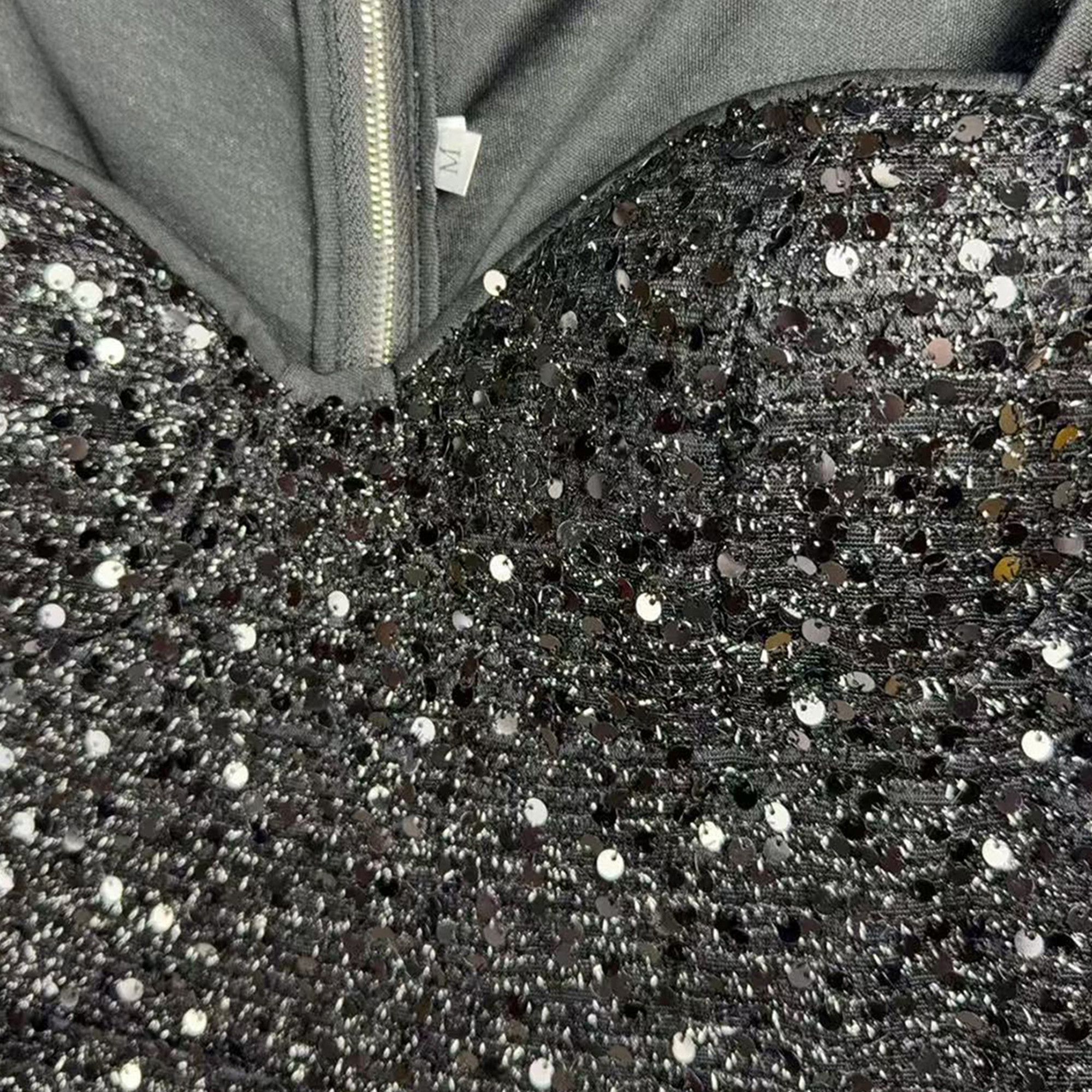 Other Women’s Shiny Sequin Maxi Evening Dress Party Wedding Gown Size M / US 6-8 / IT 42-44 - 4 Thumbnail