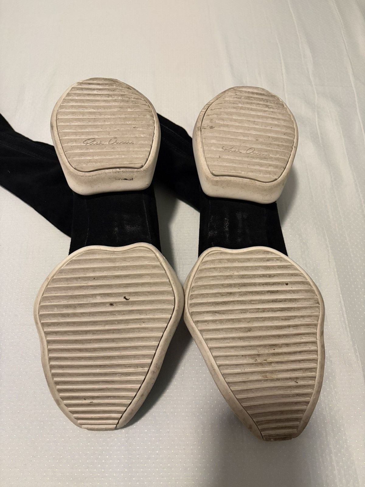 Adidas × Rick Owens RICK OWENS X ADIDAS STRETCH SOCK RO RUNNER GEOBASKET RAMONES Size US 10 / EU 43 - 4 Thumbnail
