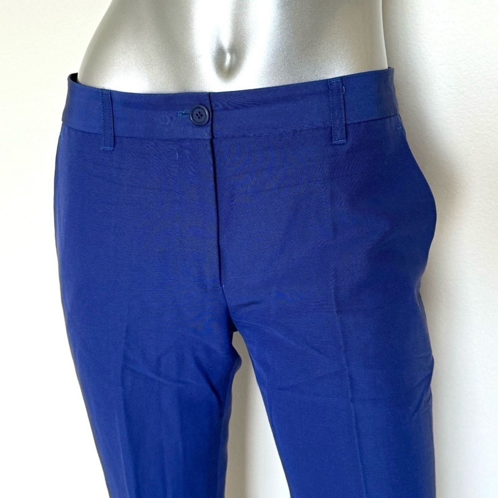 Moschino MOSCHINO Royal Blue Pants, Size 8 Size 30" / US 8 / IT 44 - 3 Thumbnail