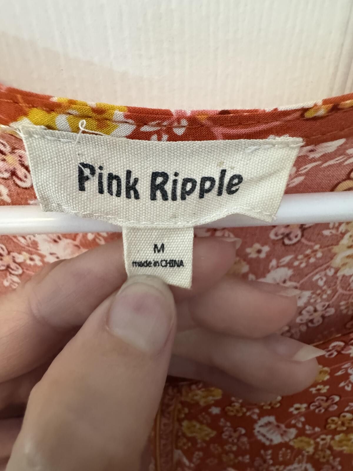 Other Pink Ripple Bohemian Maxi Dress-Medium Size M / US 6-8 / IT 42-44 - 4 Thumbnail