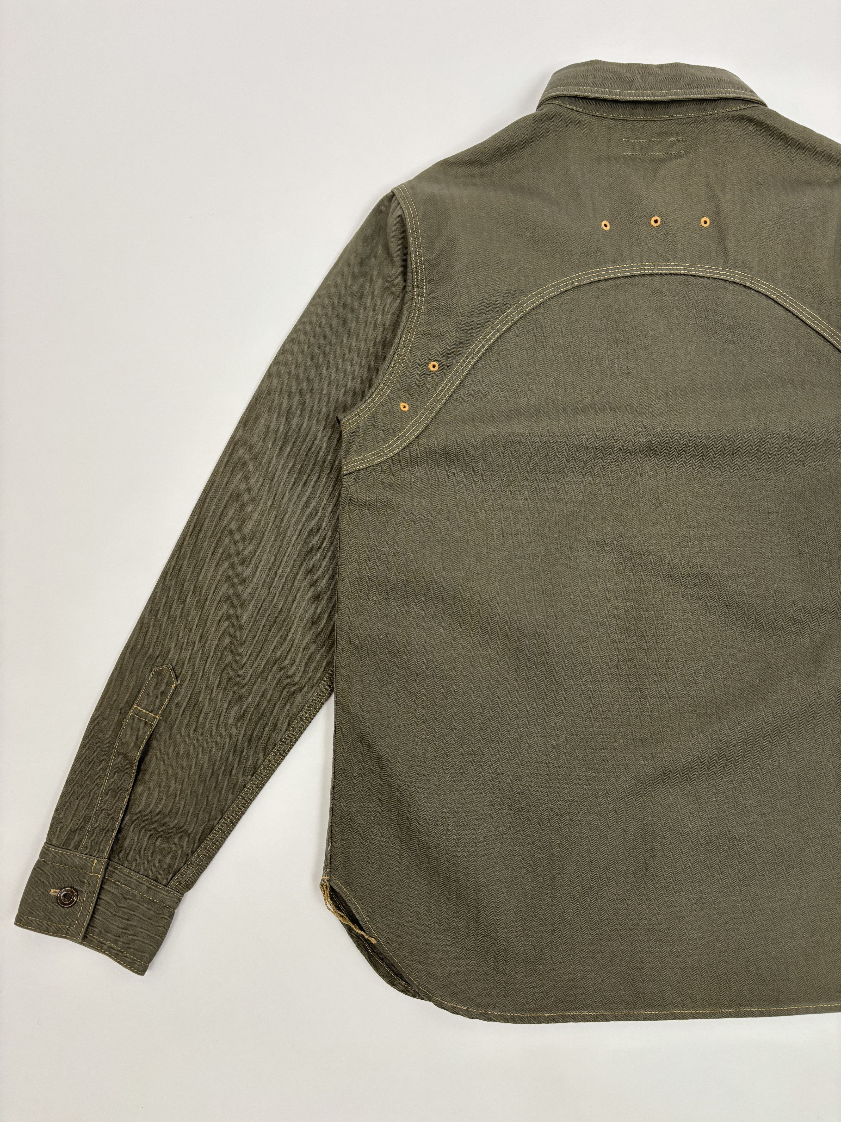 Full Count & Co. Fullcount Herringbone Work Shirt Size US M / EU 48-50 / 2 - 13 Thumbnail