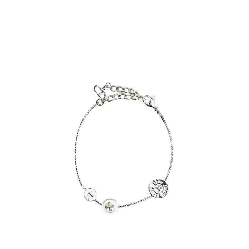 Dior Dior Dior Button Motif Bracelet Metal Bracelet DUTY FREE for USA Size ONE SIZE - 1 Thumbnail
