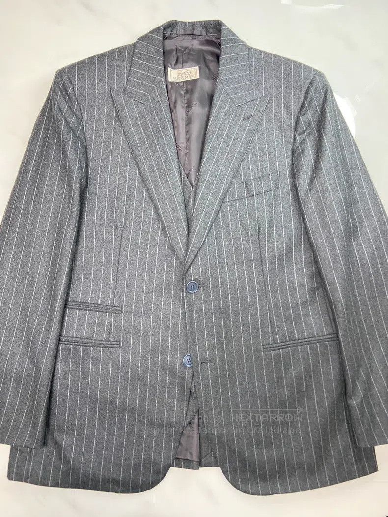 Hermes Hermes Cashmere and mink three-piece suit Size 50R - 3 Thumbnail