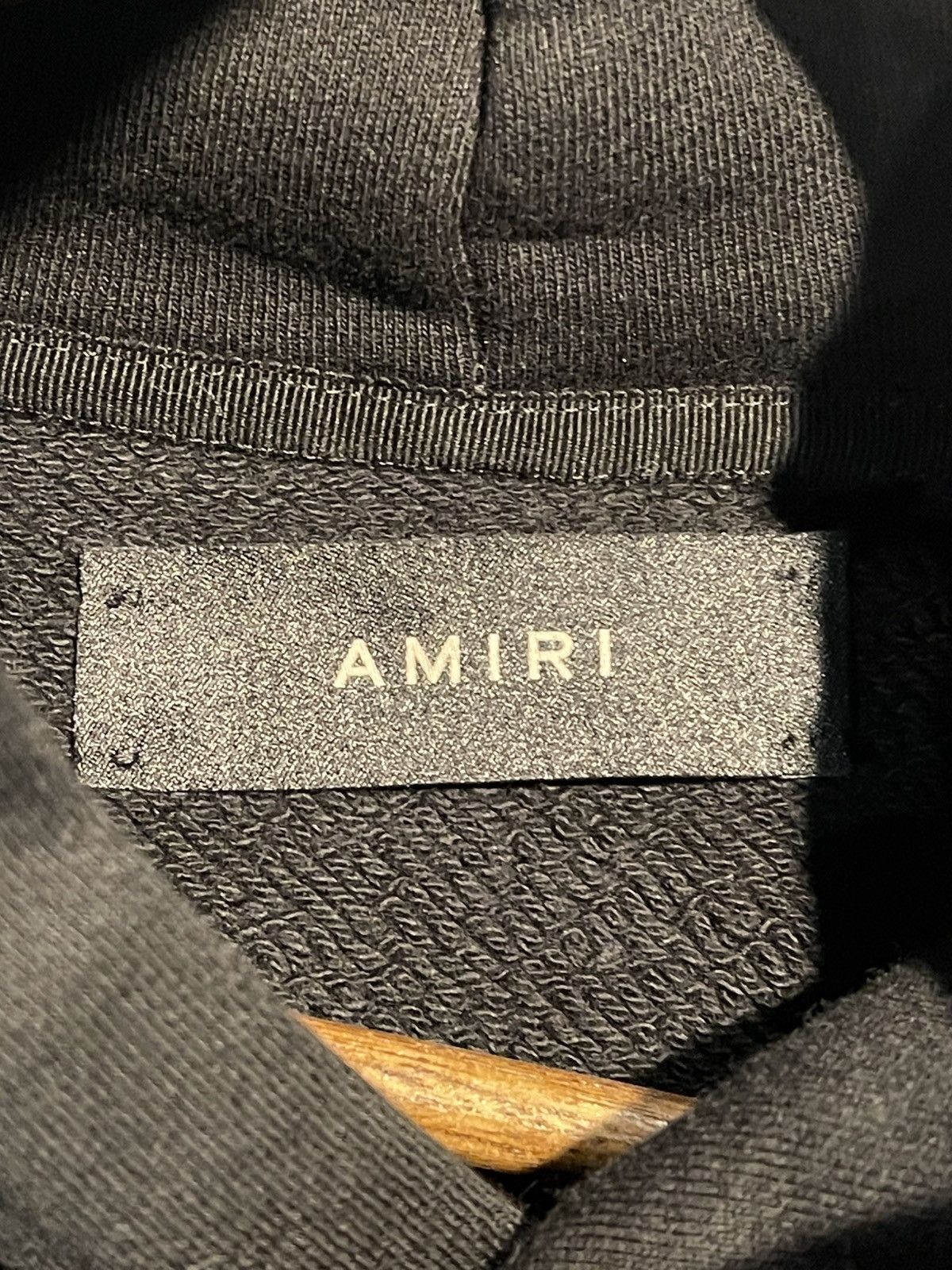 Amiri Size L - Amiri Appliqué Logo Hoodie in Black Size US L / EU 52-54 / 3 - 11 Thumbnail