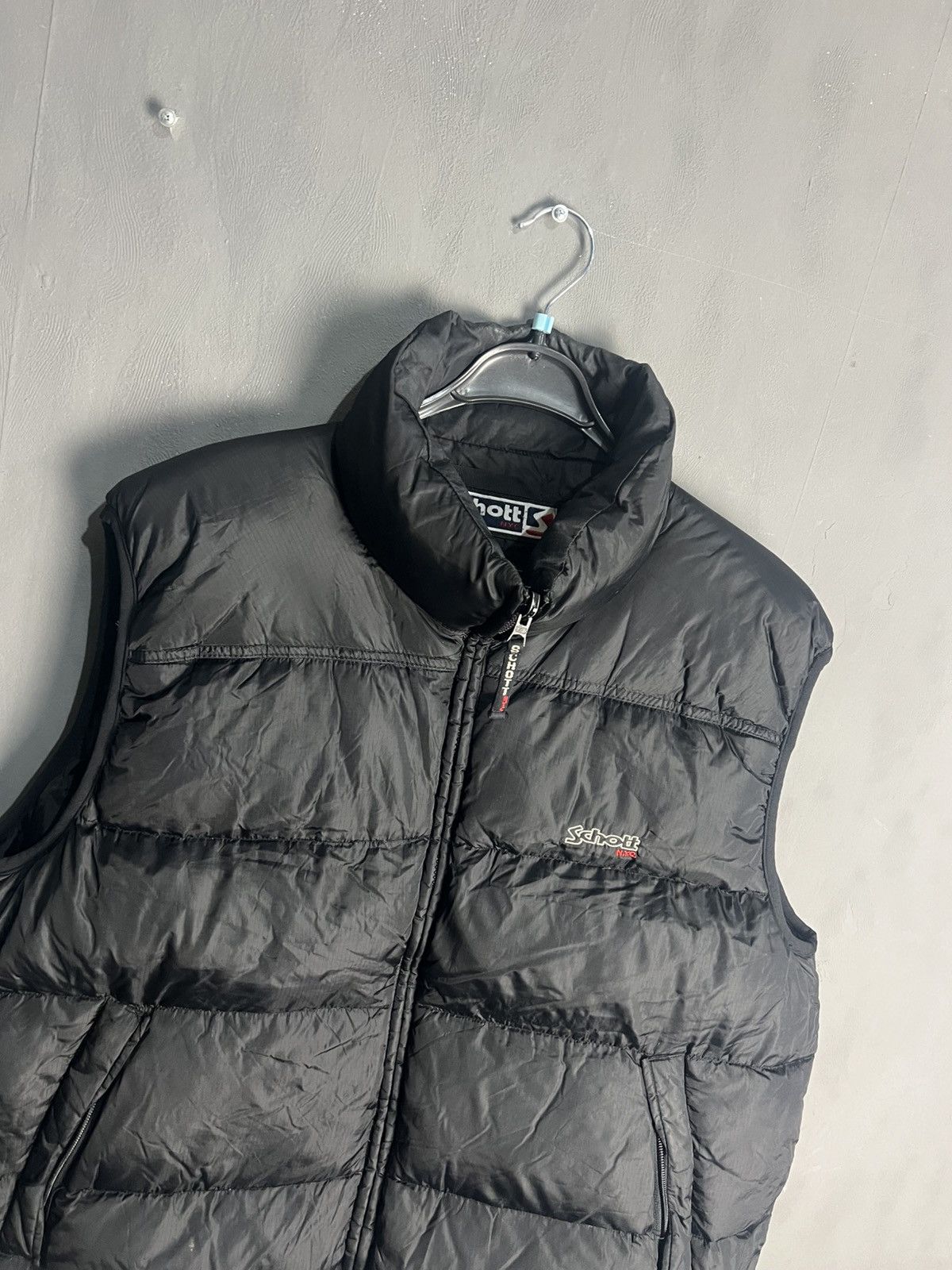 Schott Vintage Schott Down Puffer Vest Size US M / EU 48-50 / 2 - 2 Thumbnail