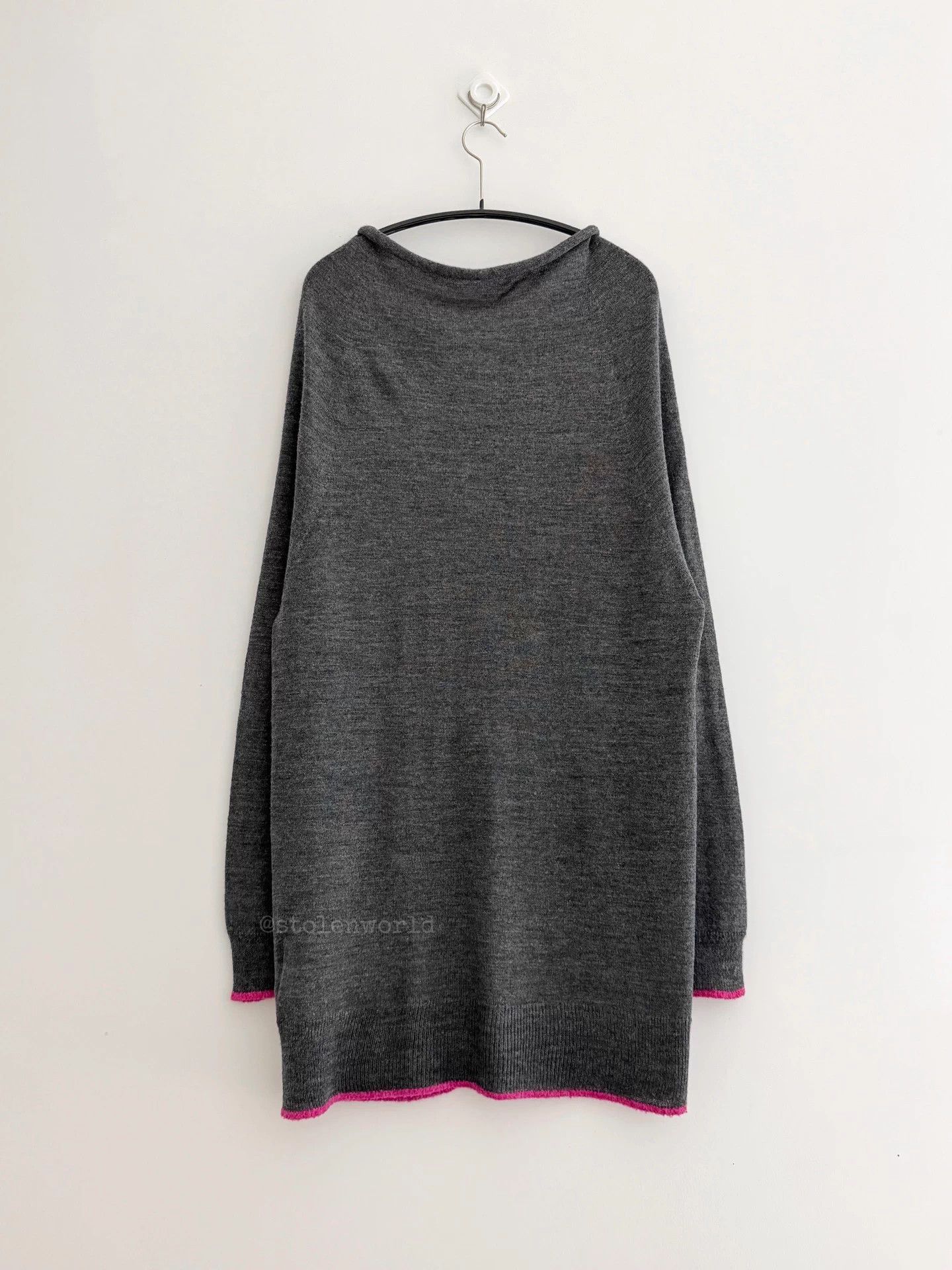 Y's Y's Dark Gray Slouchy Wool Knit Top Size 2 Size M / US 6-8 / IT 42-44 - 8 Thumbnail